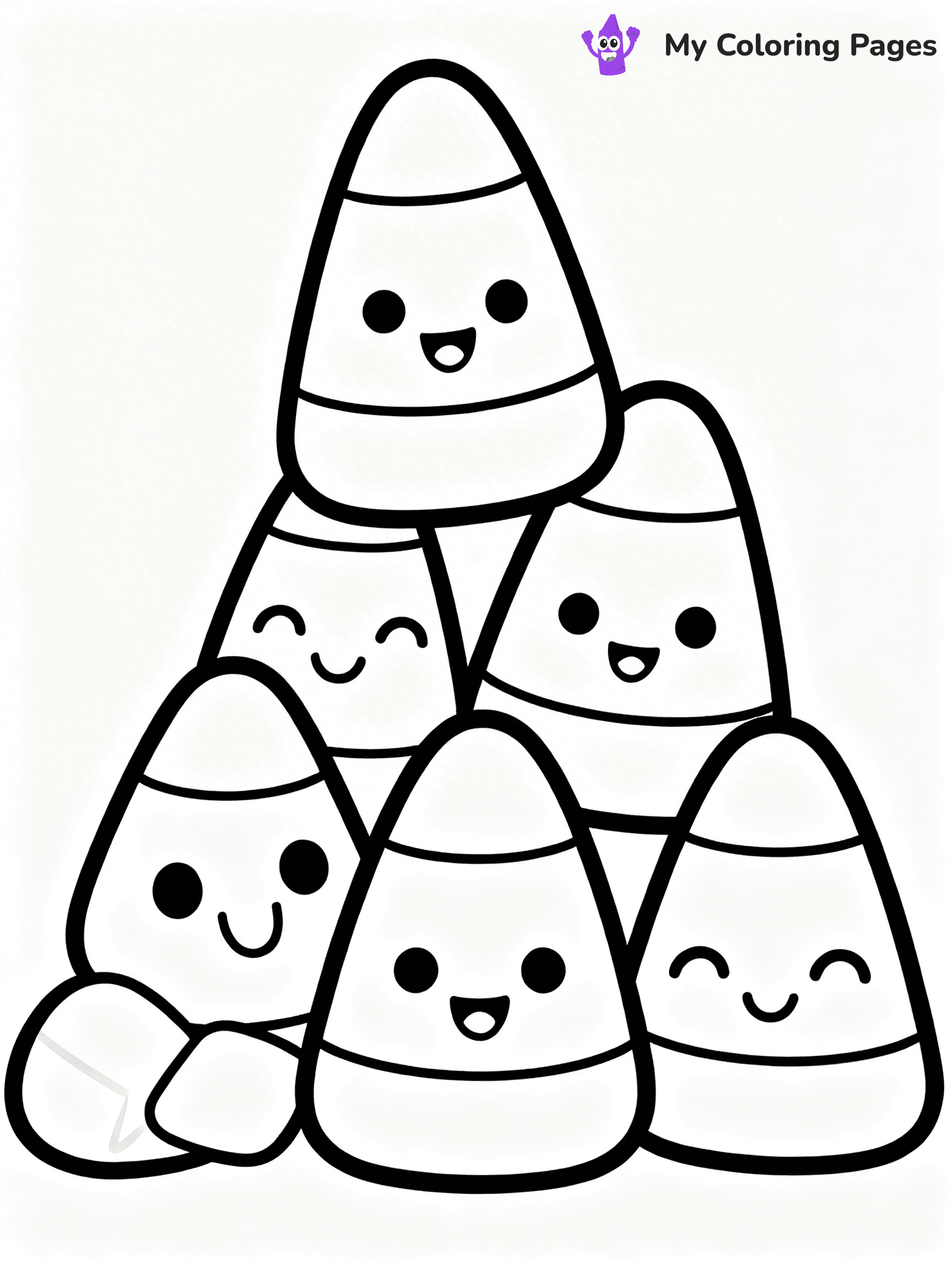 Halloween Candy Coloring Pages - 37