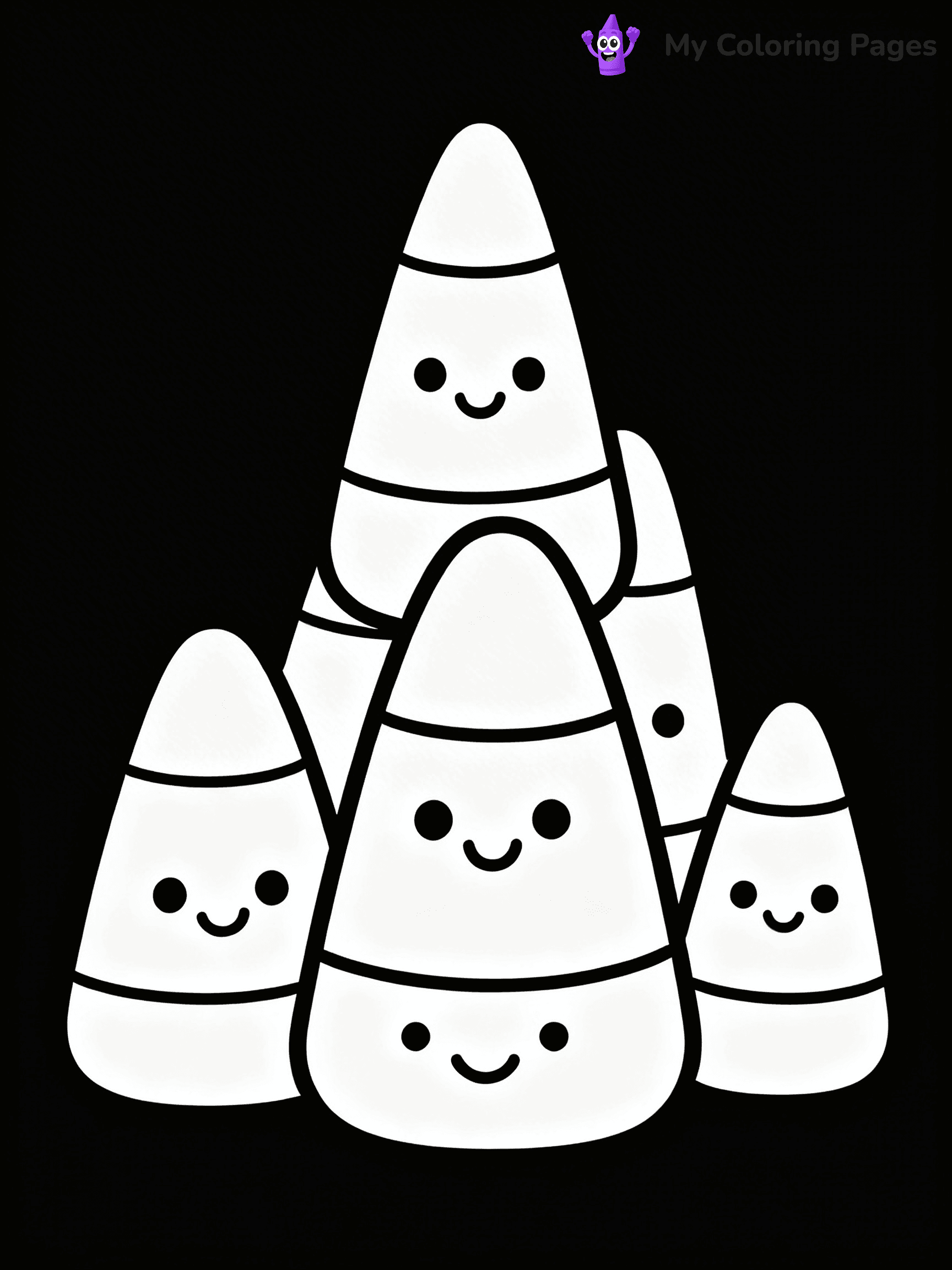 Halloween Candy Coloring Pages - 36