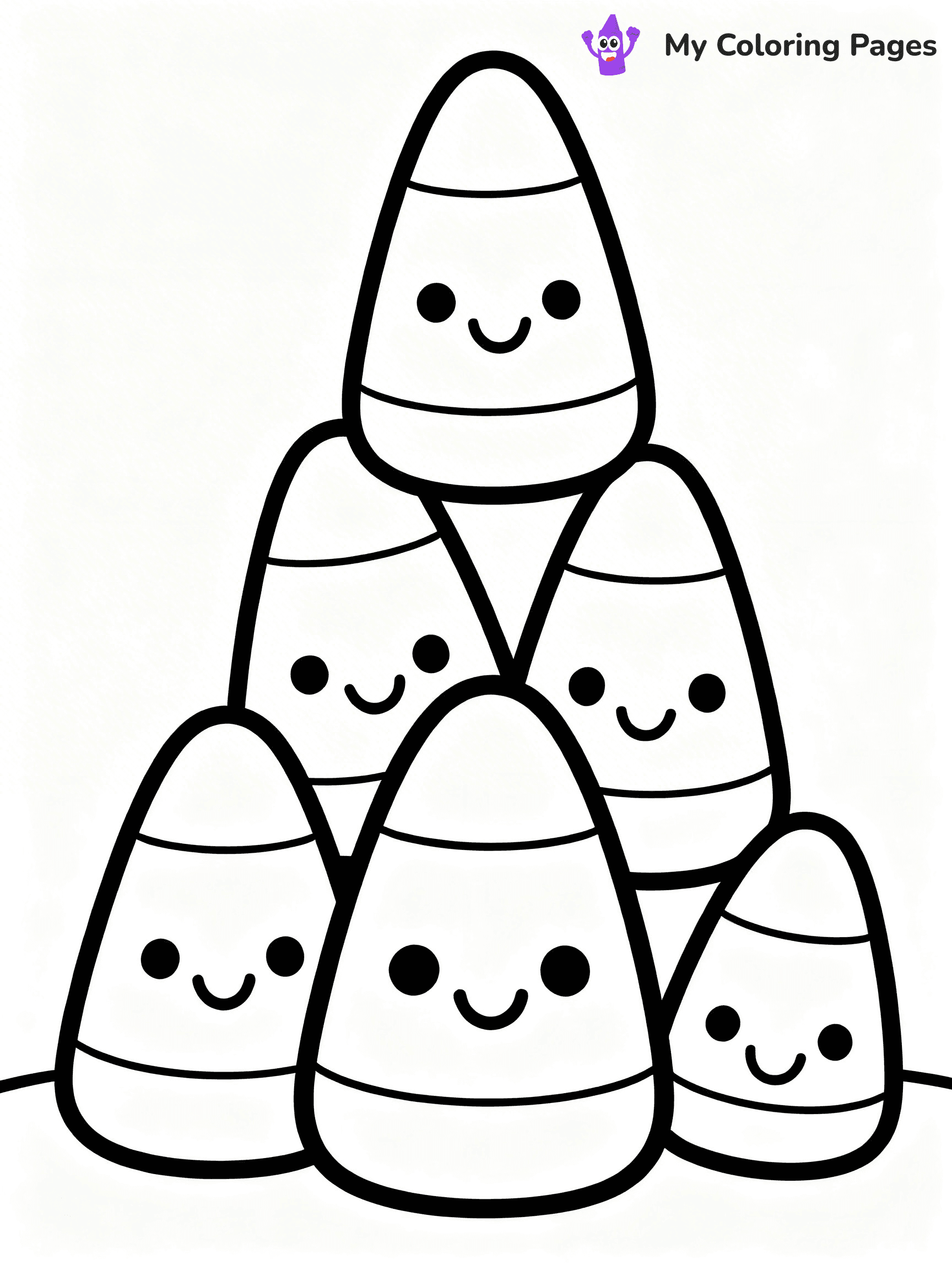 Halloween Candy Coloring Pages - 35