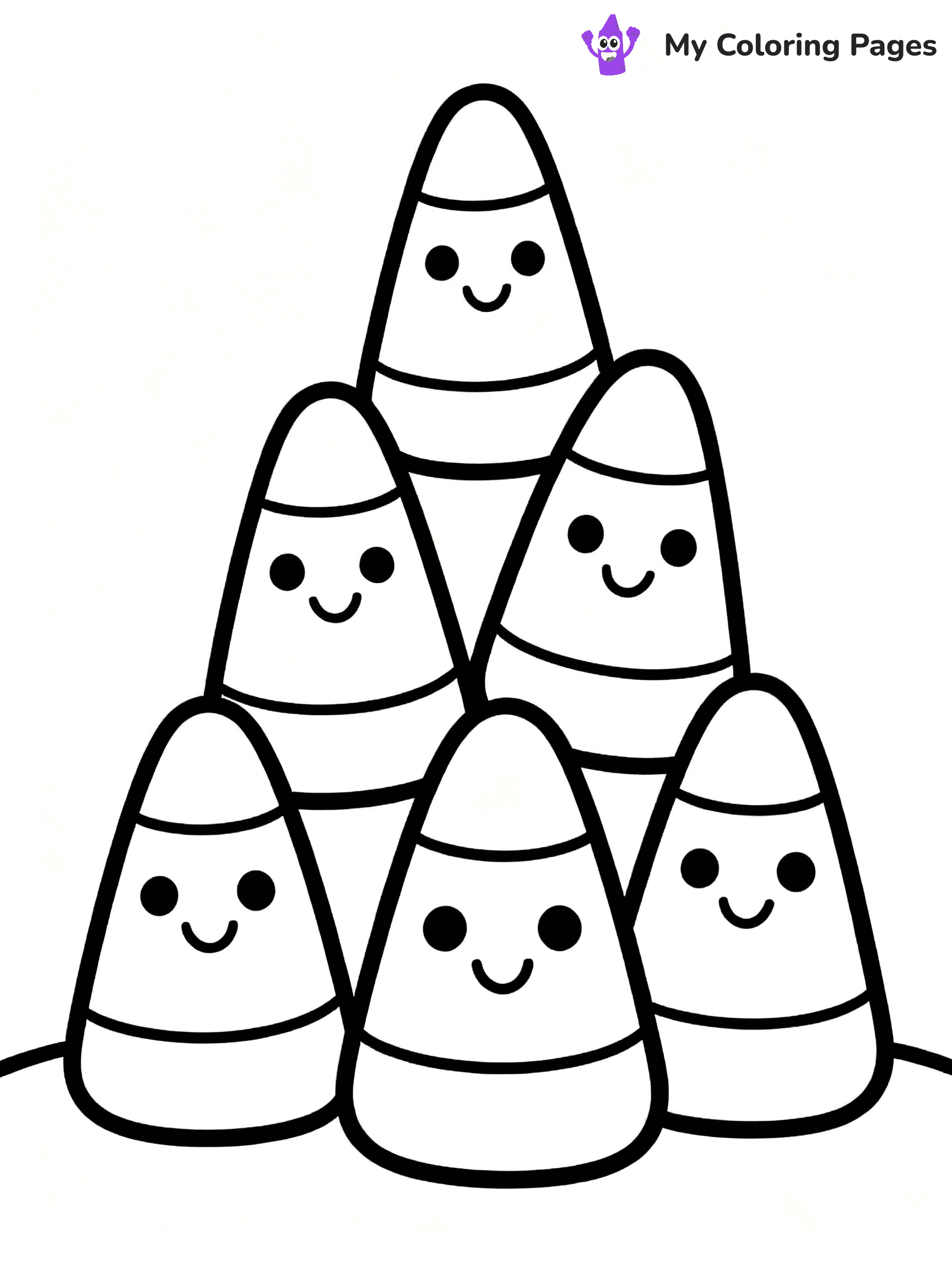 Halloween Candy Coloring Pages - 34