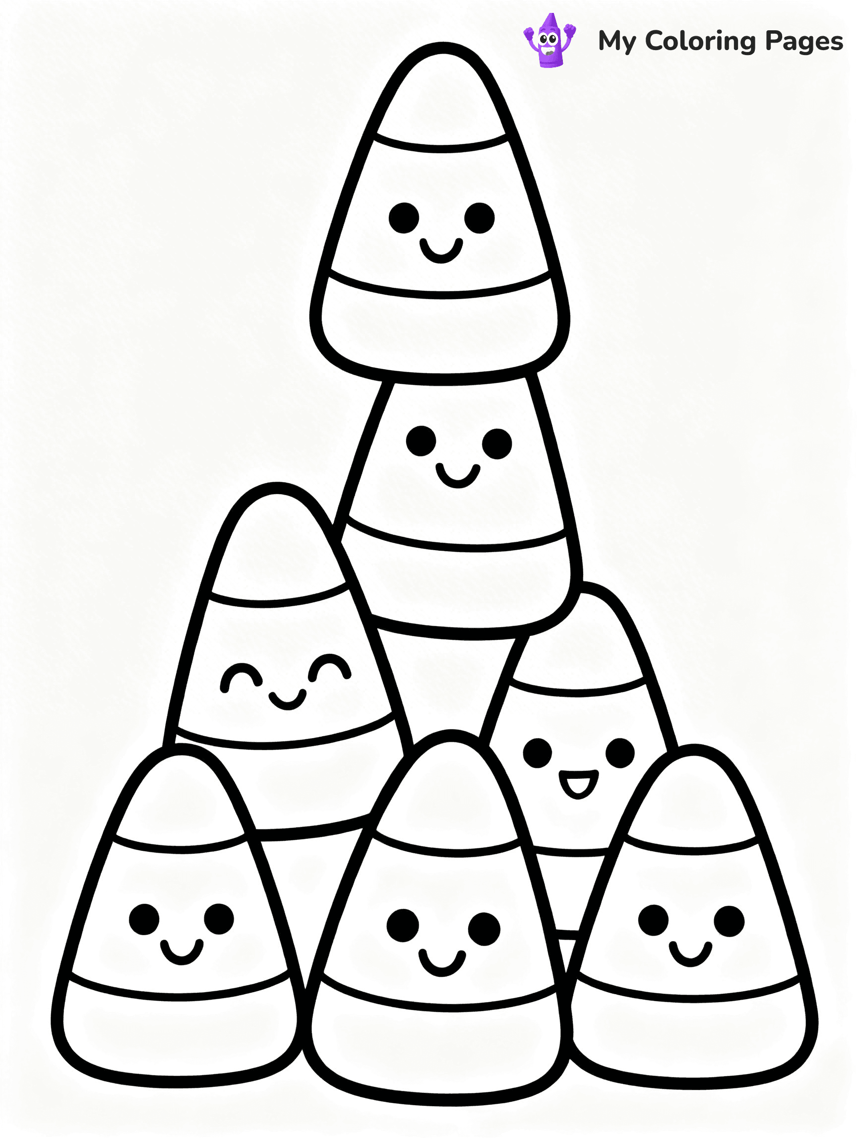 Halloween Candy Coloring Pages - 32