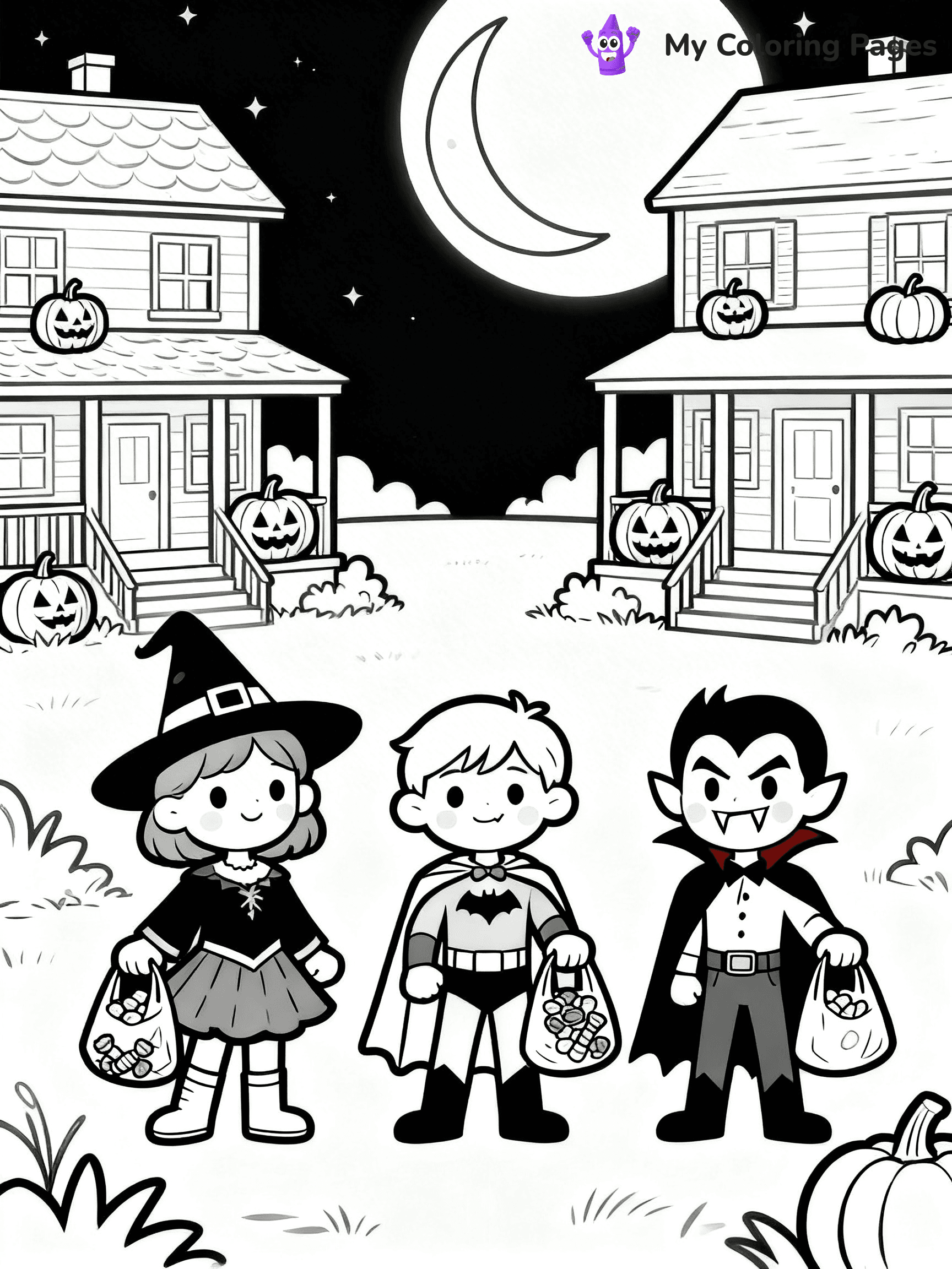 Halloween Candy Coloring Pages - 28