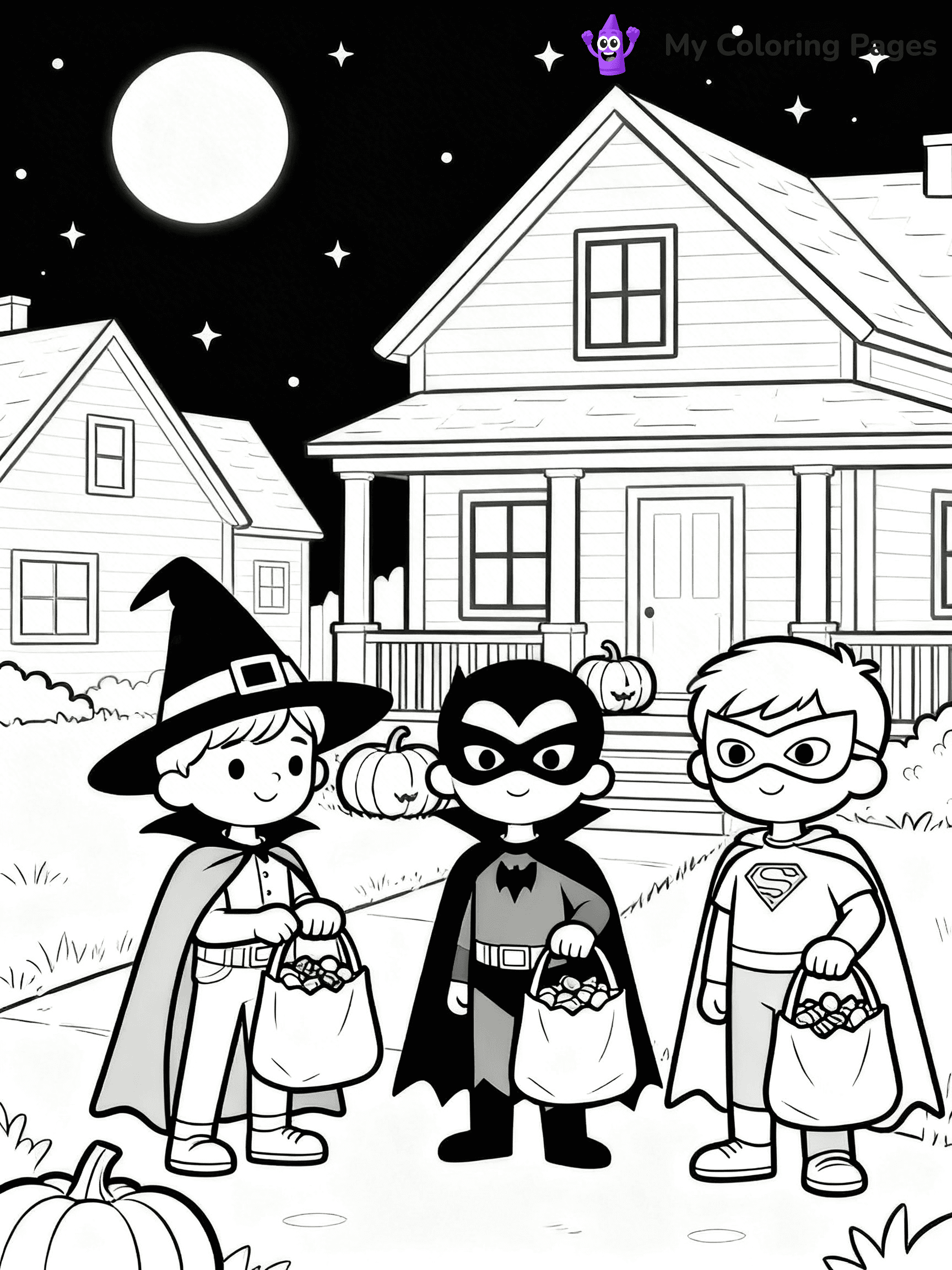 Halloween Candy Coloring Pages - 26