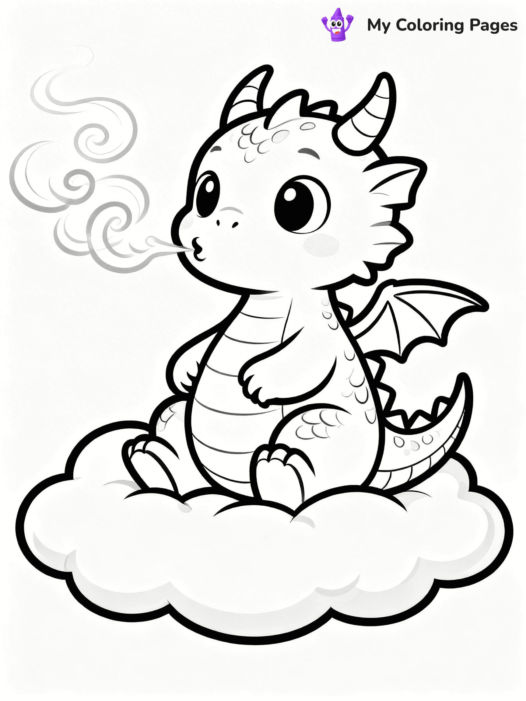 Baby Dragon Coloring Pages - 72