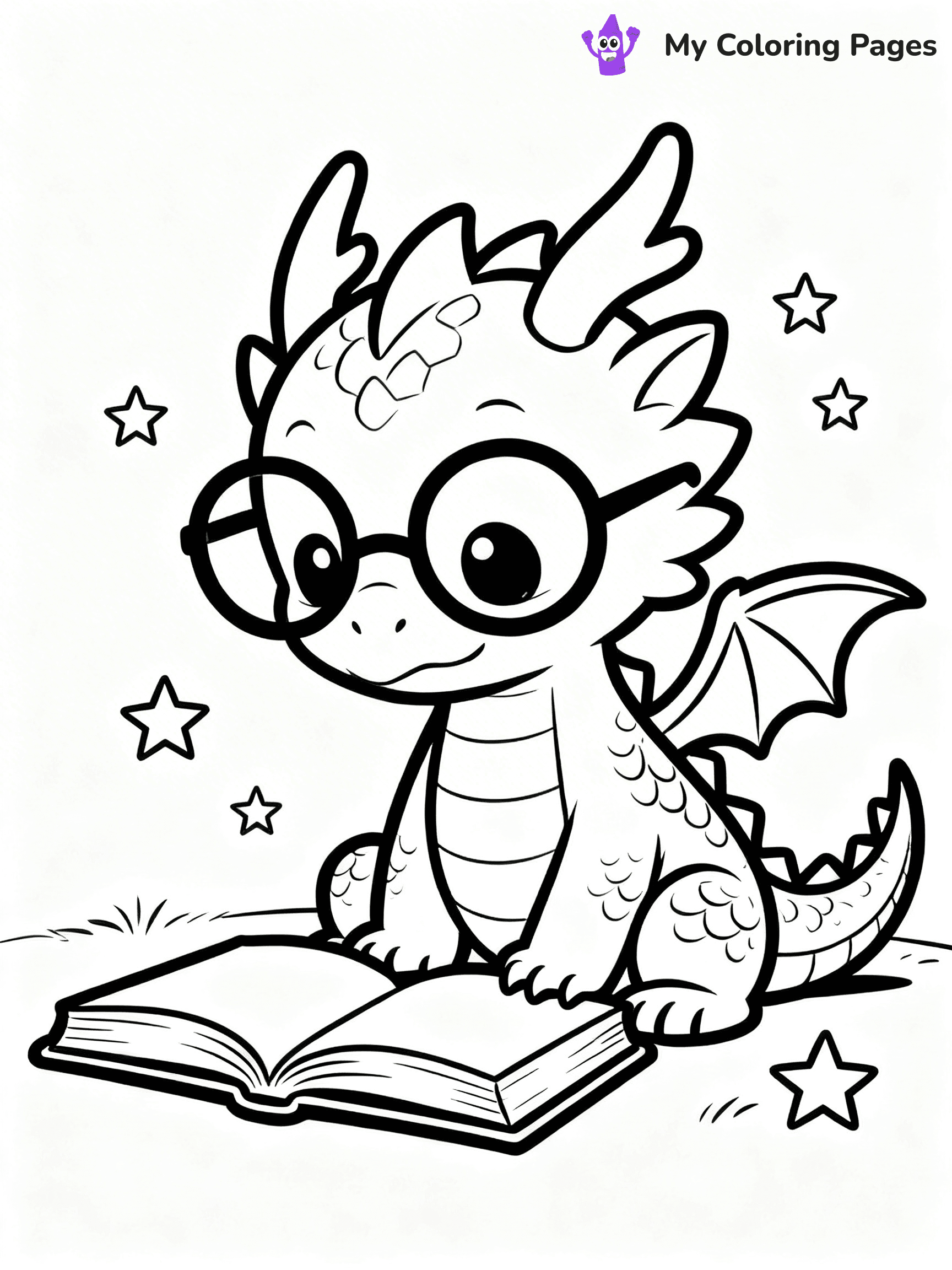 Baby Dragon Coloring Pages - 57