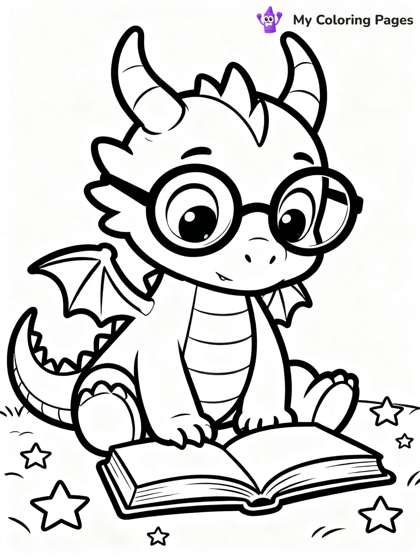 Baby Dragon Coloring Pages - 55