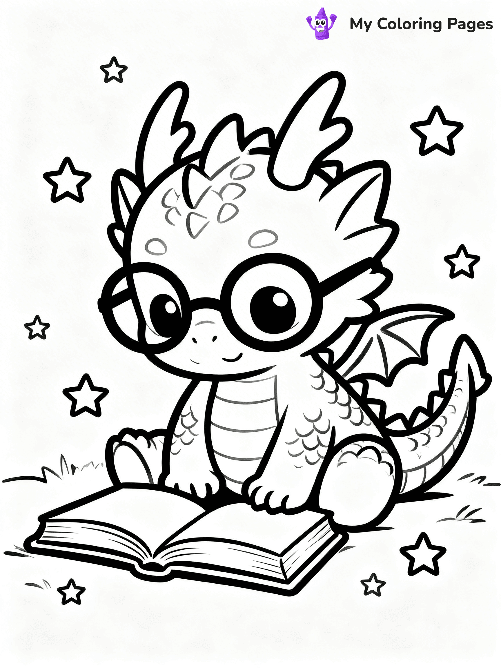 Baby Dragon Coloring Pages - 53