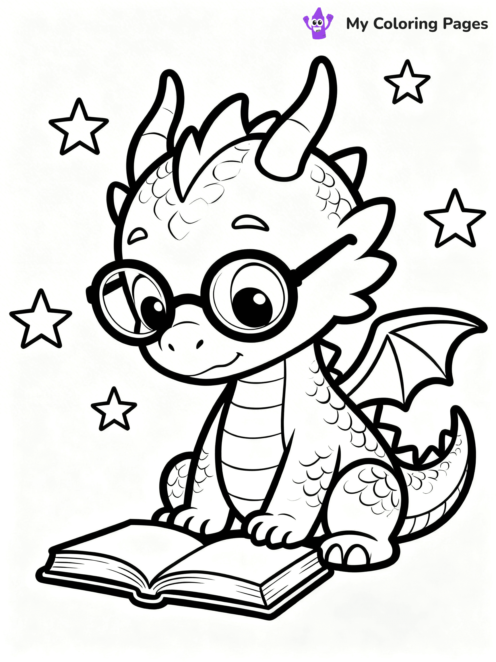 Baby Dragon Coloring Pages - 52