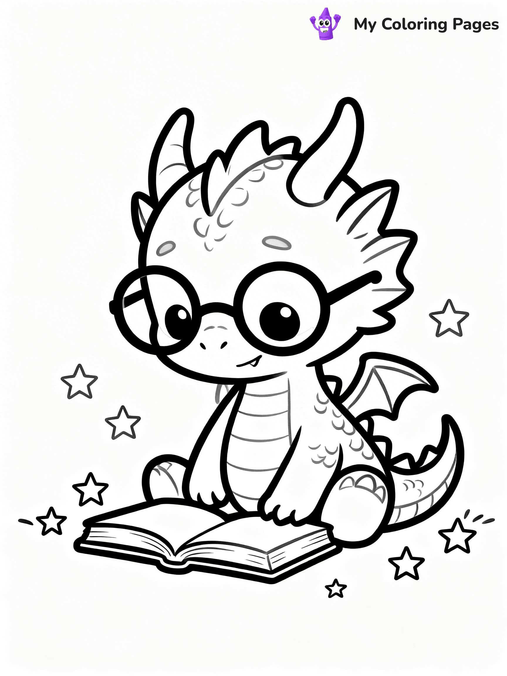 Baby Dragon Coloring Pages - 51