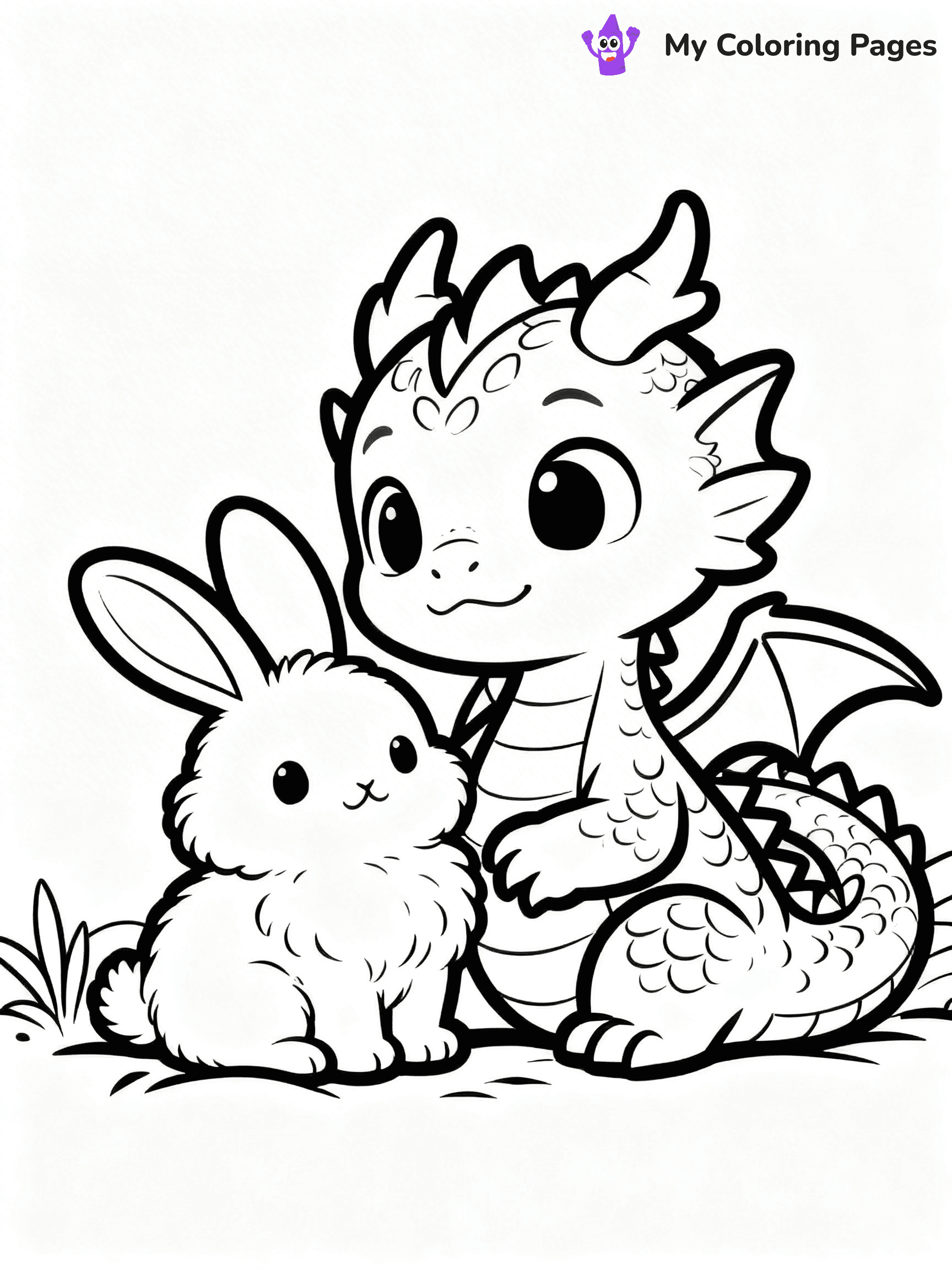 Baby Dragon Coloring Pages - 35