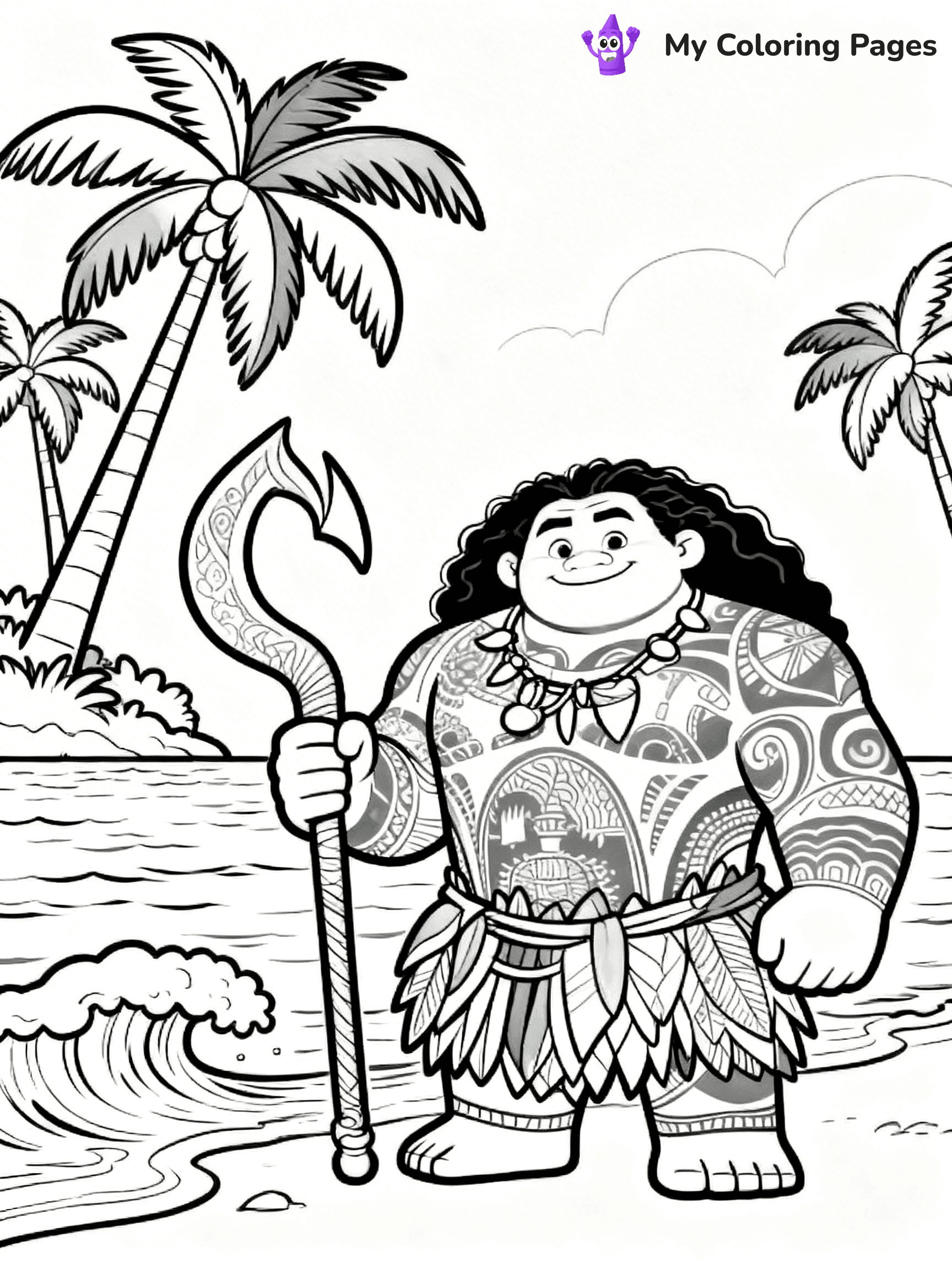 Maui Coloring Pages - 30