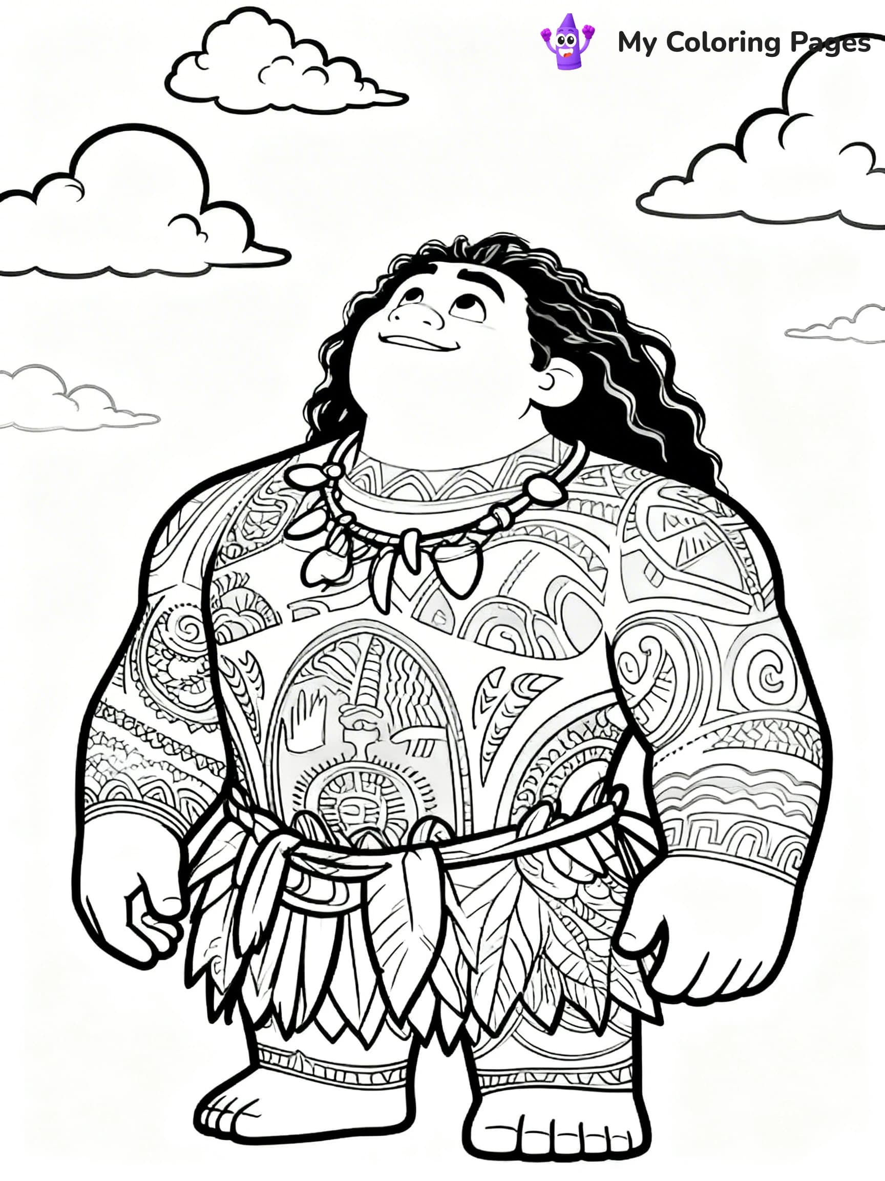 Maui Coloring Pages - 1