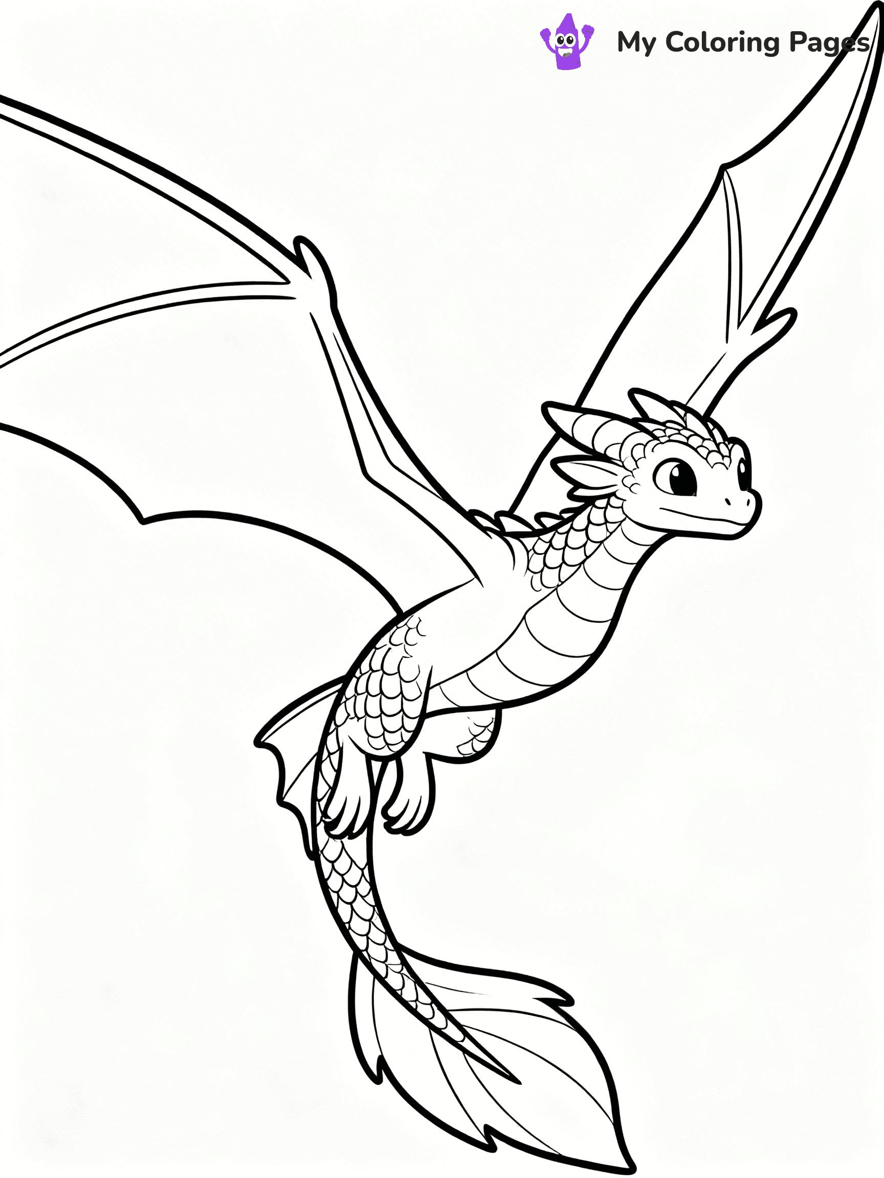 Wings Of Fire Coloring Pages Rainwing - 11