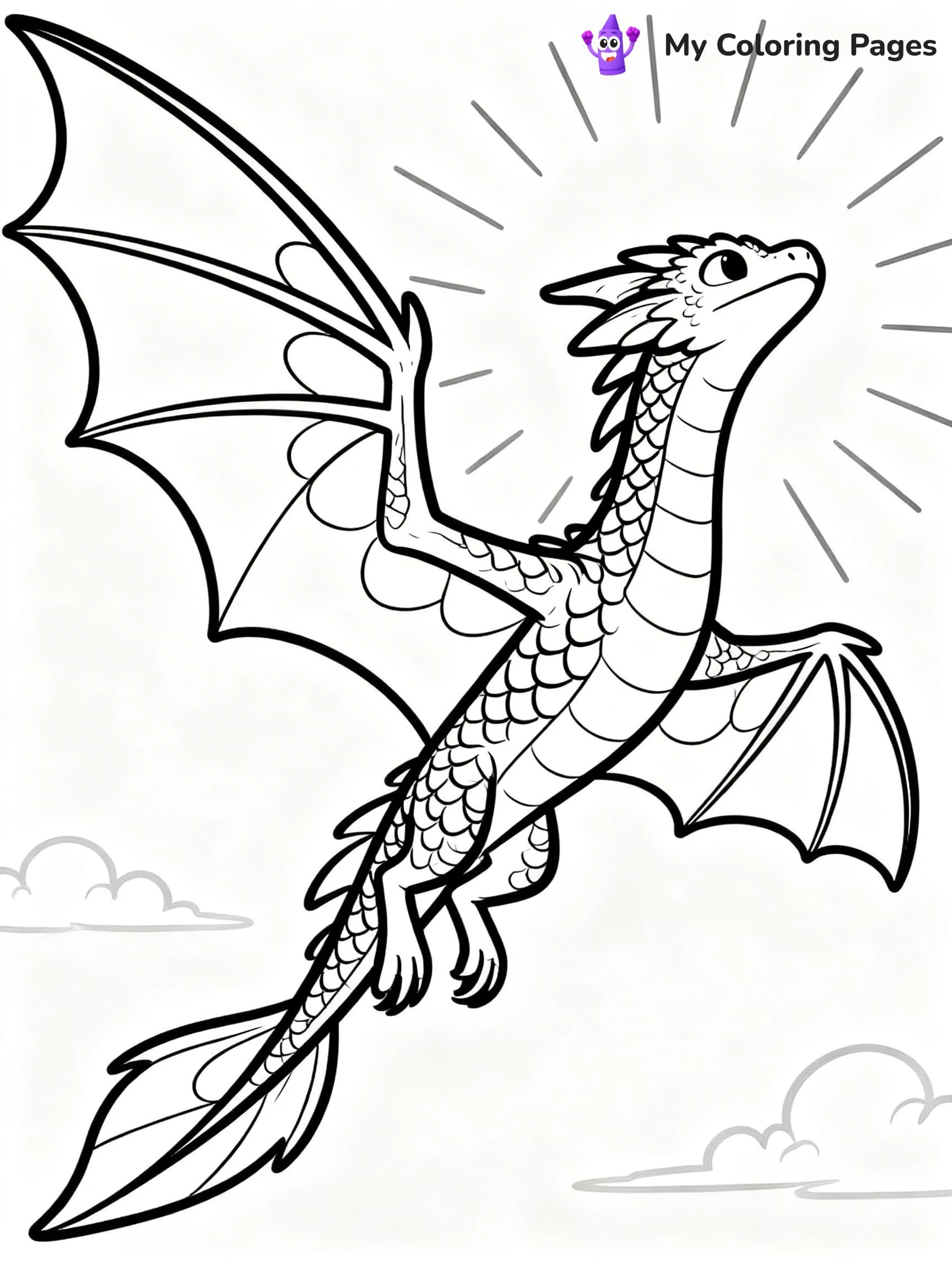 Wings Of Fire Coloring Pages Rainwing - 10