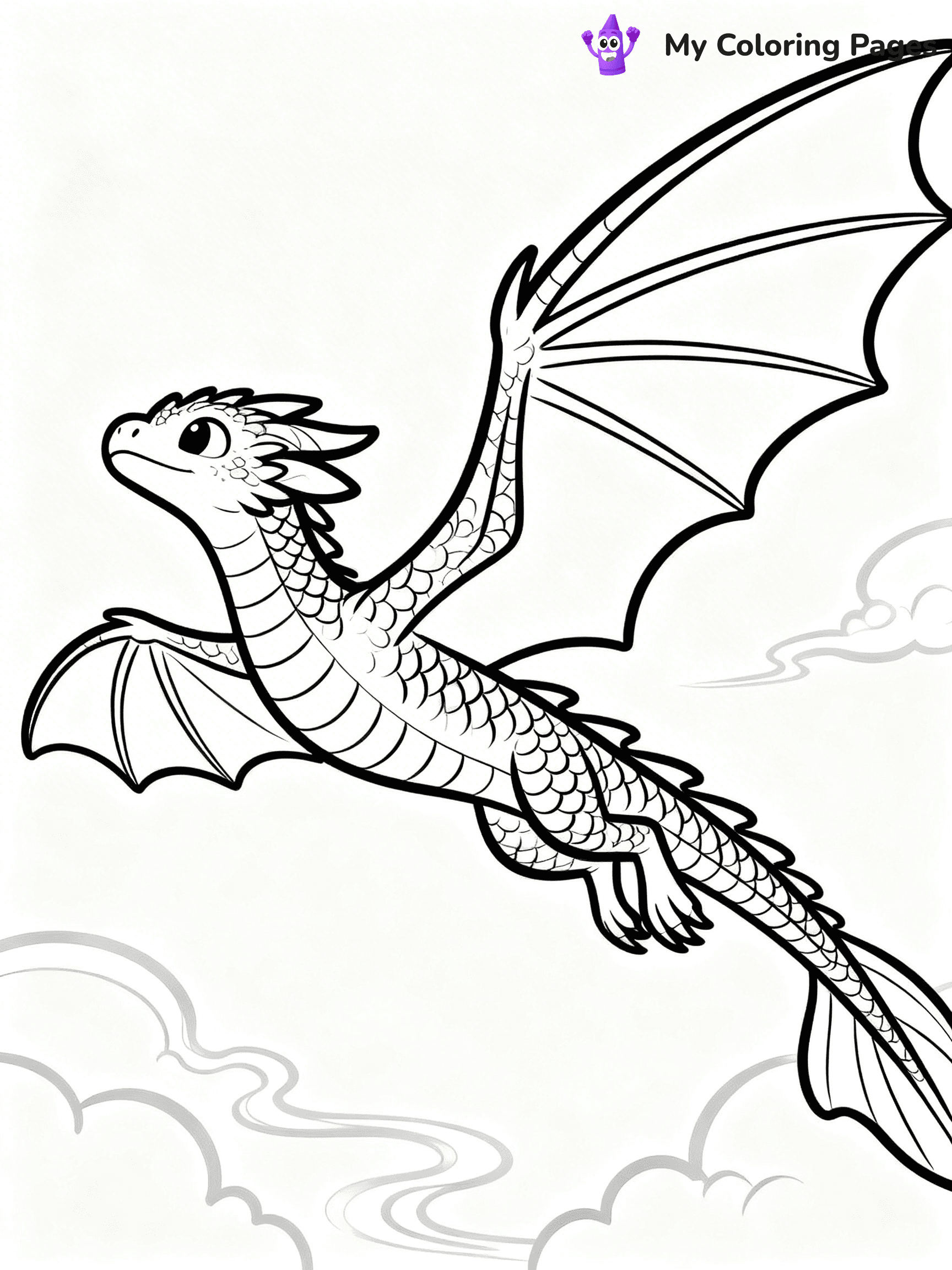 Wings Of Fire Coloring Pages Rainwing - 7