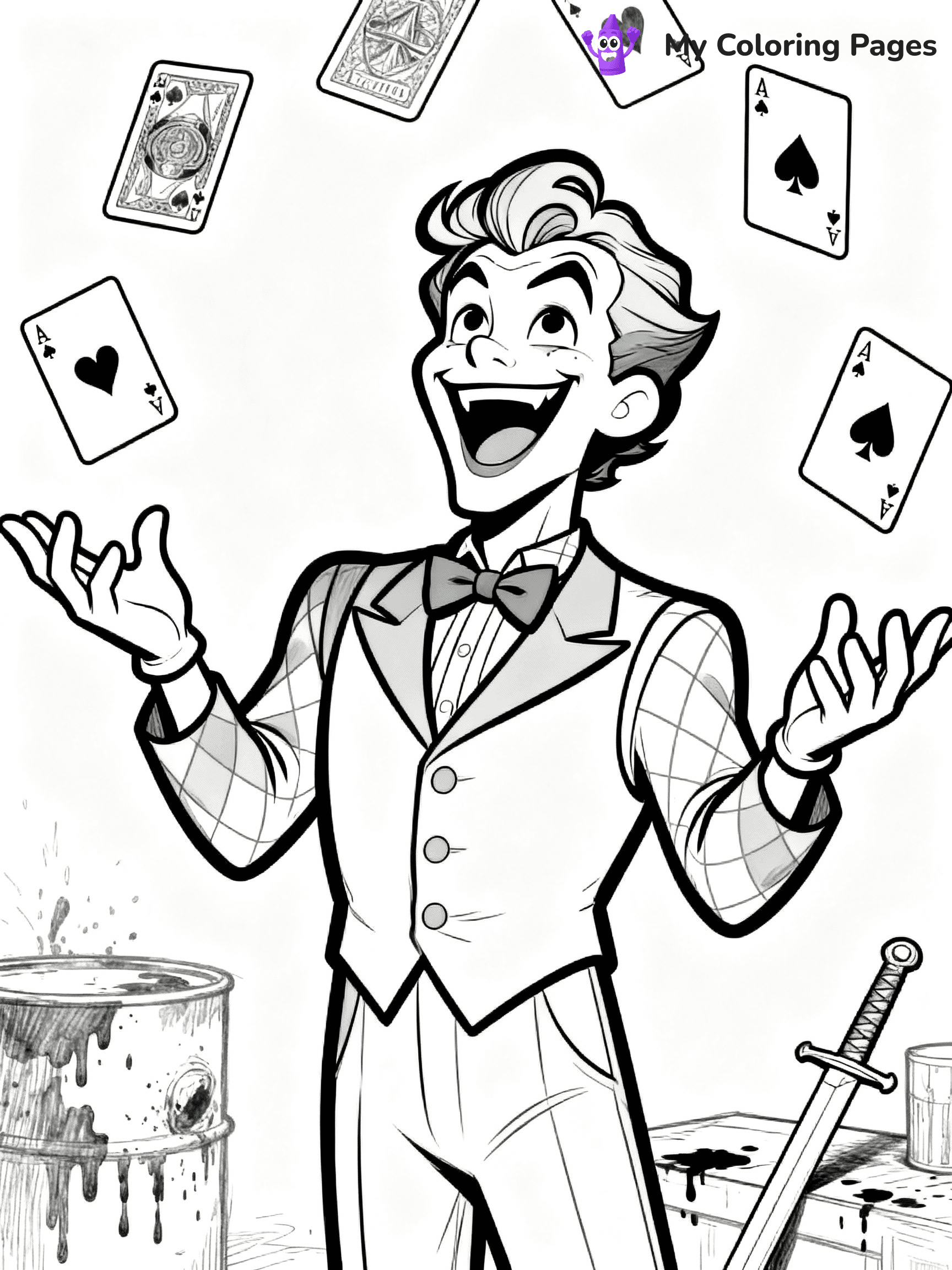 Harley Quinn Coloring Pages - 26