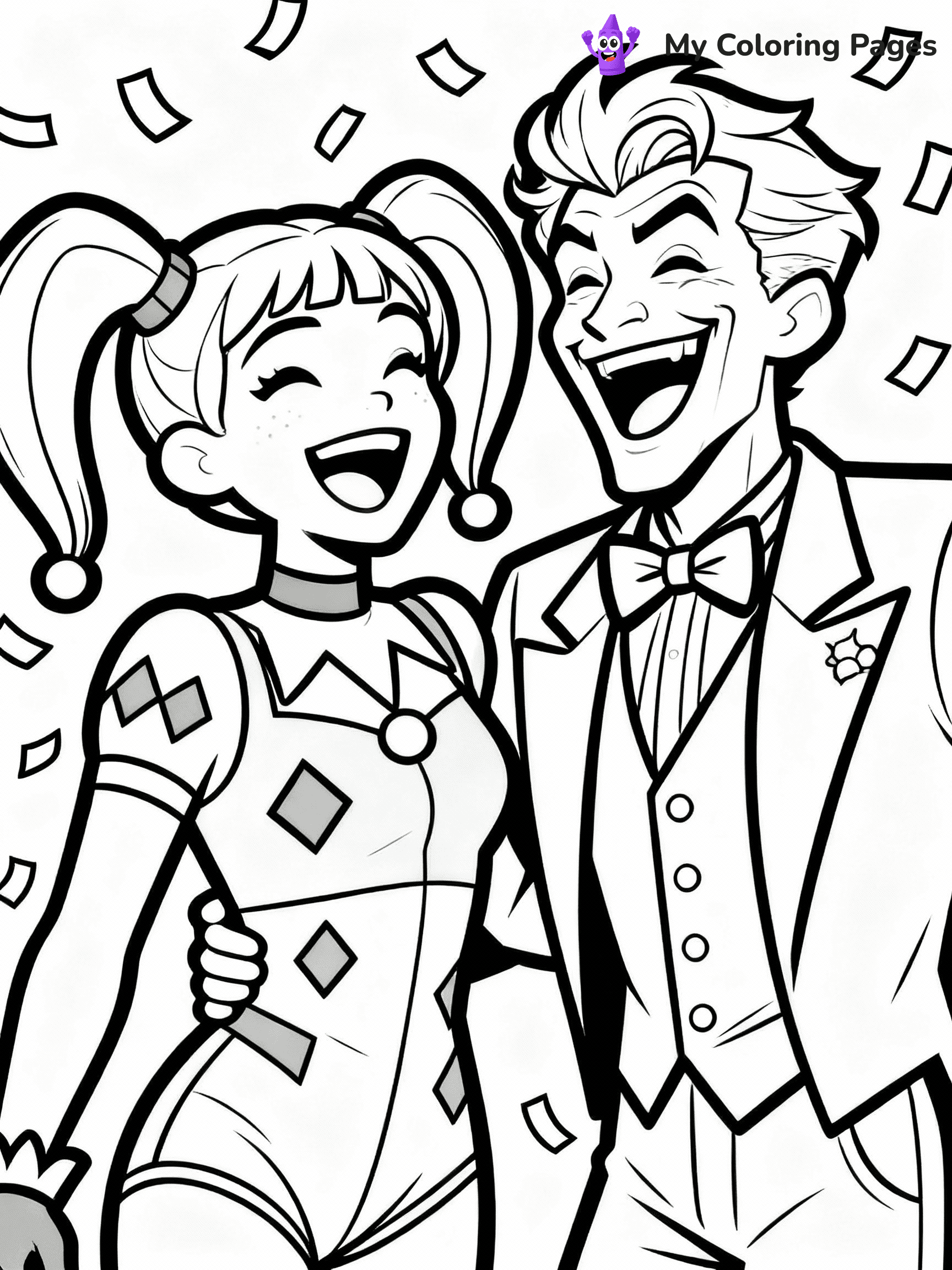 Harley Quinn Coloring Pages - 10