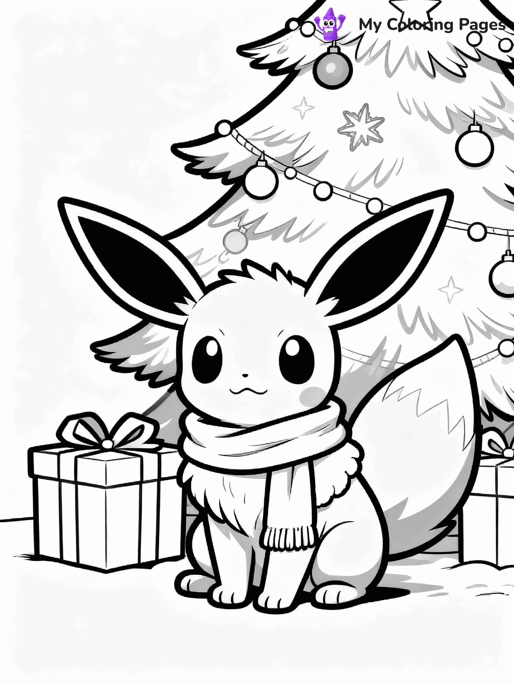 Pokemon Christmas Coloring Pages - 28