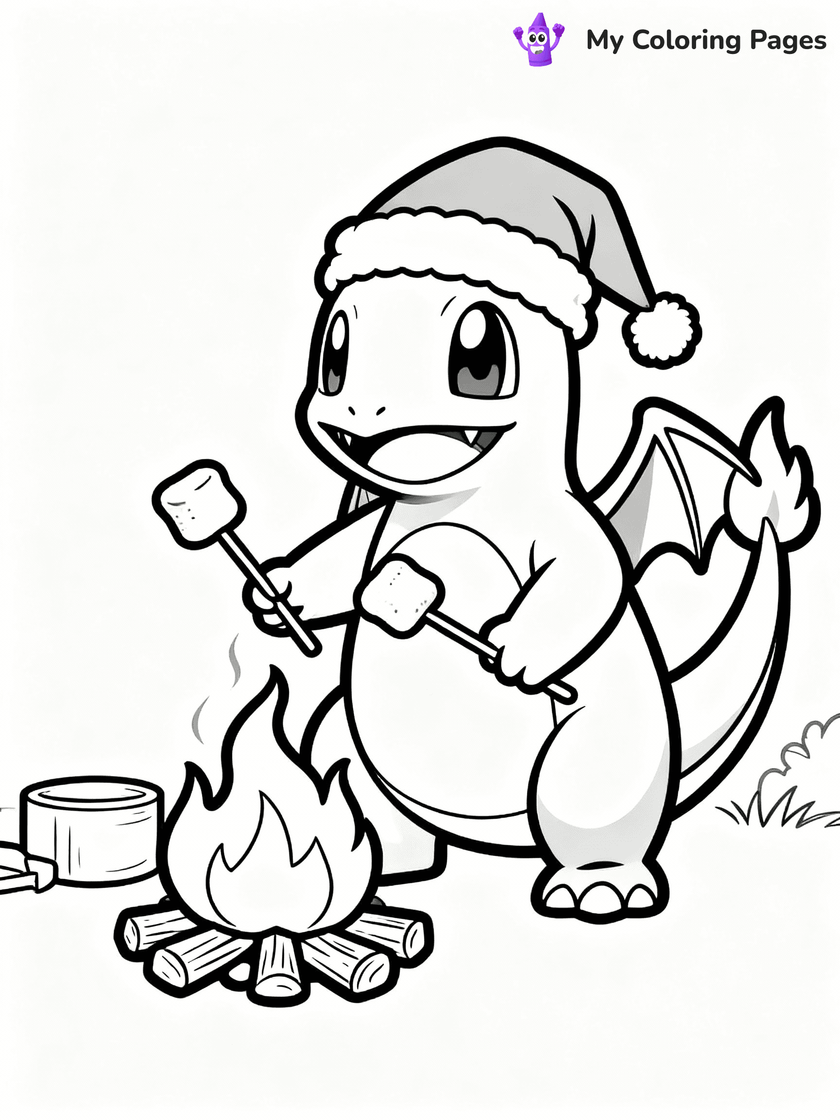 Pokemon Christmas Coloring Pages - 13