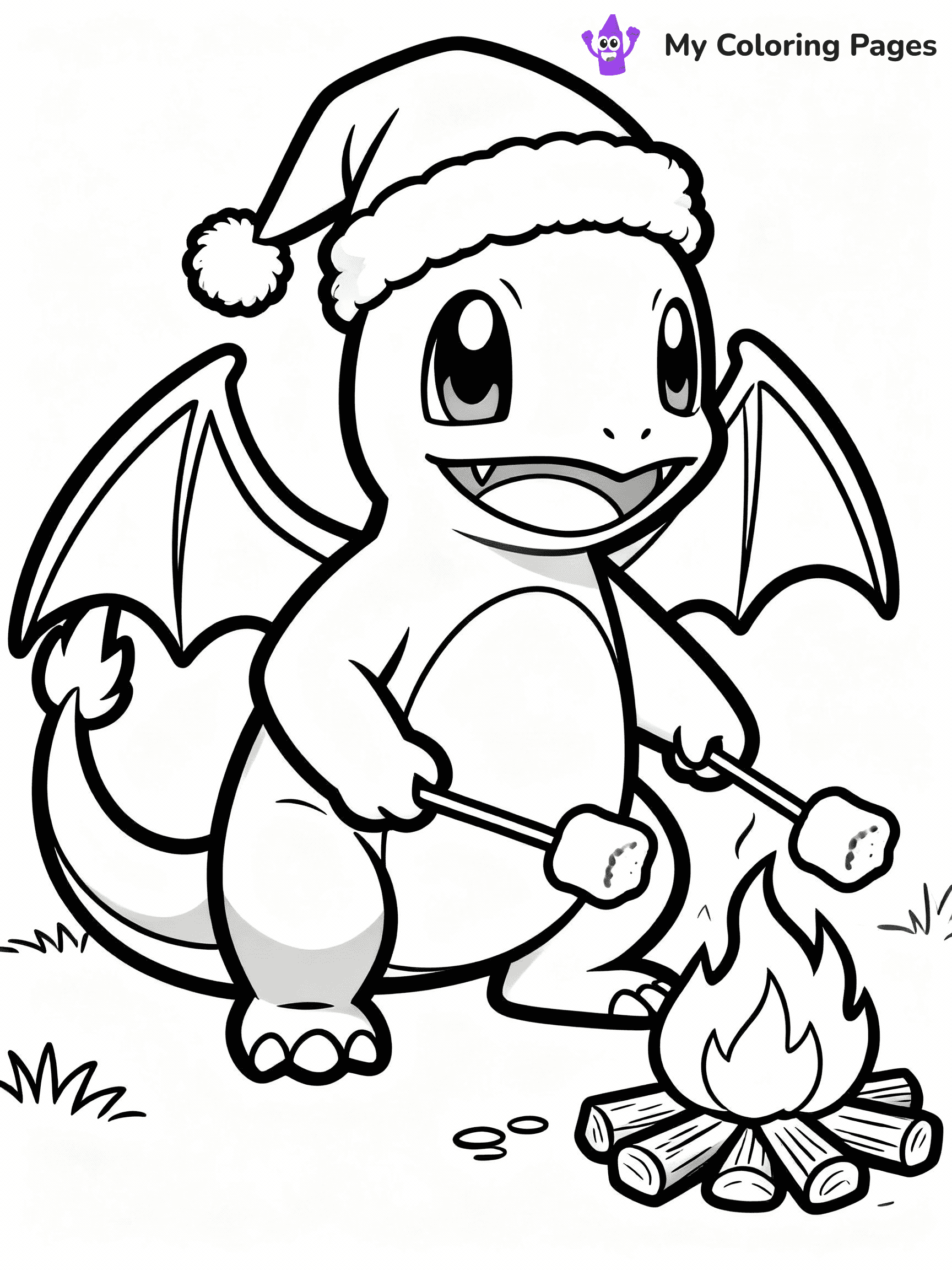 Pokemon Christmas Coloring Pages - 11