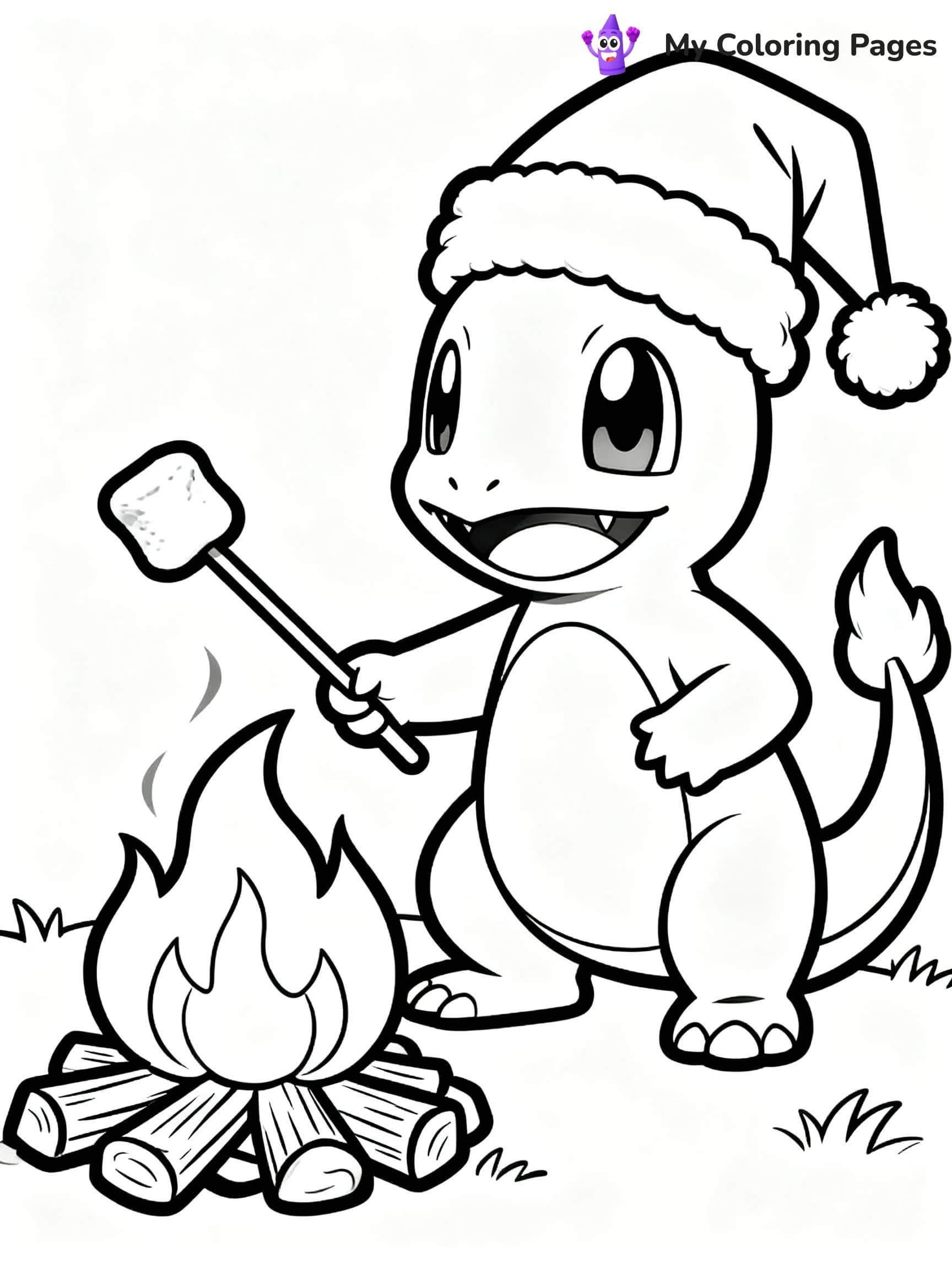 Pokemon Christmas Coloring Pages - 10