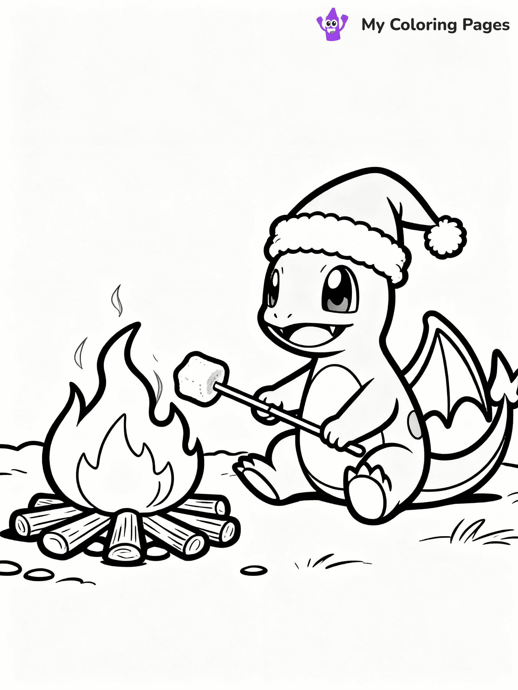 Pokemon Christmas Coloring Pages - 9