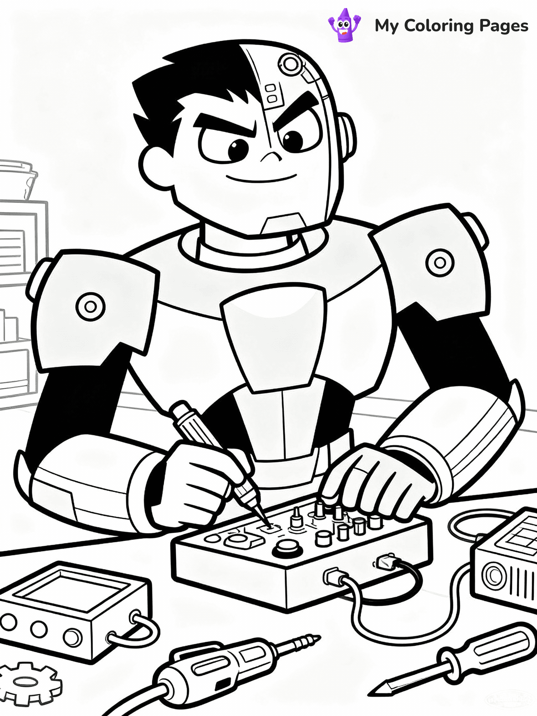 Teen Titans Coloring Pages - 38