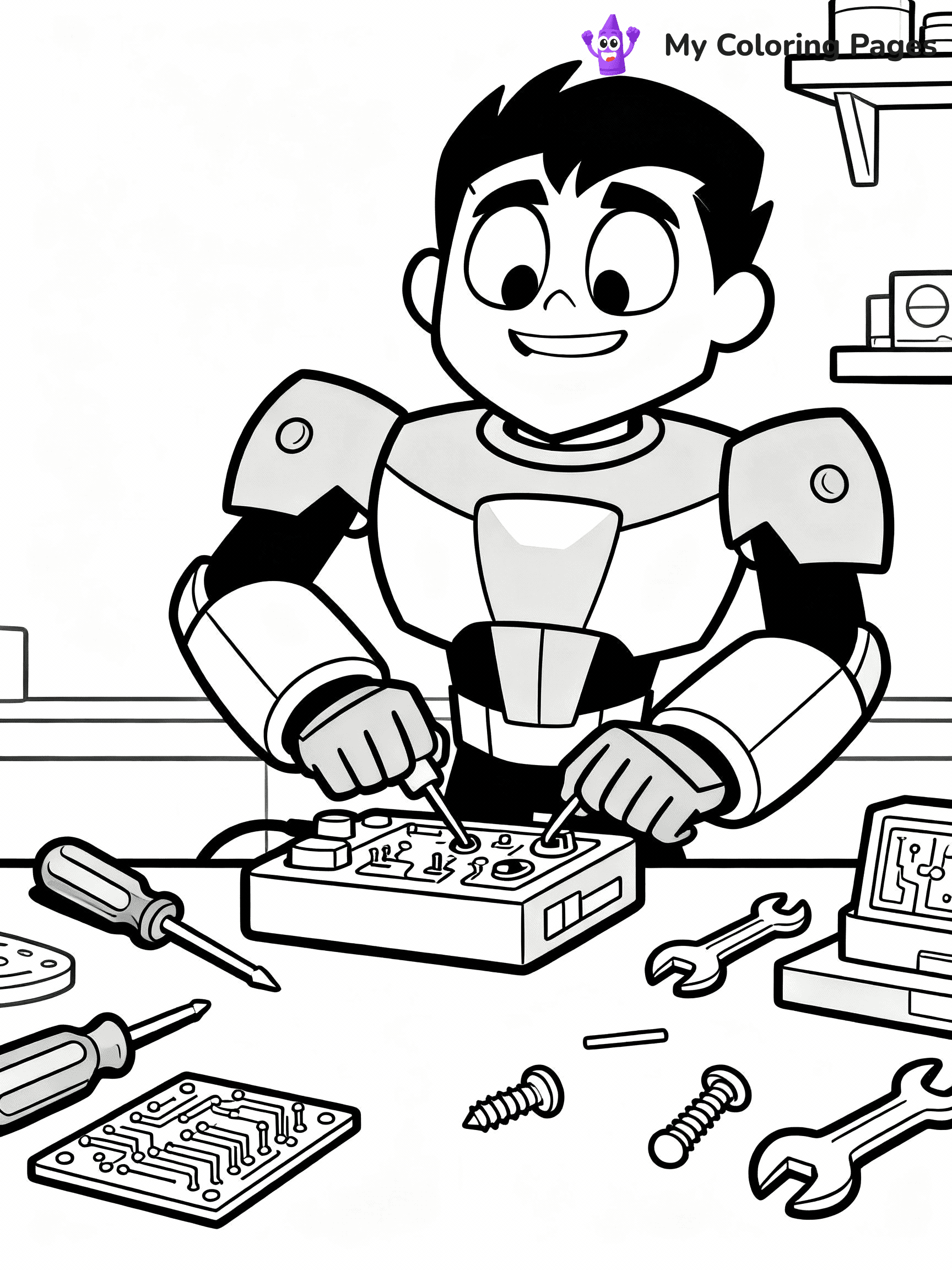 Teen Titans Coloring Pages - 34