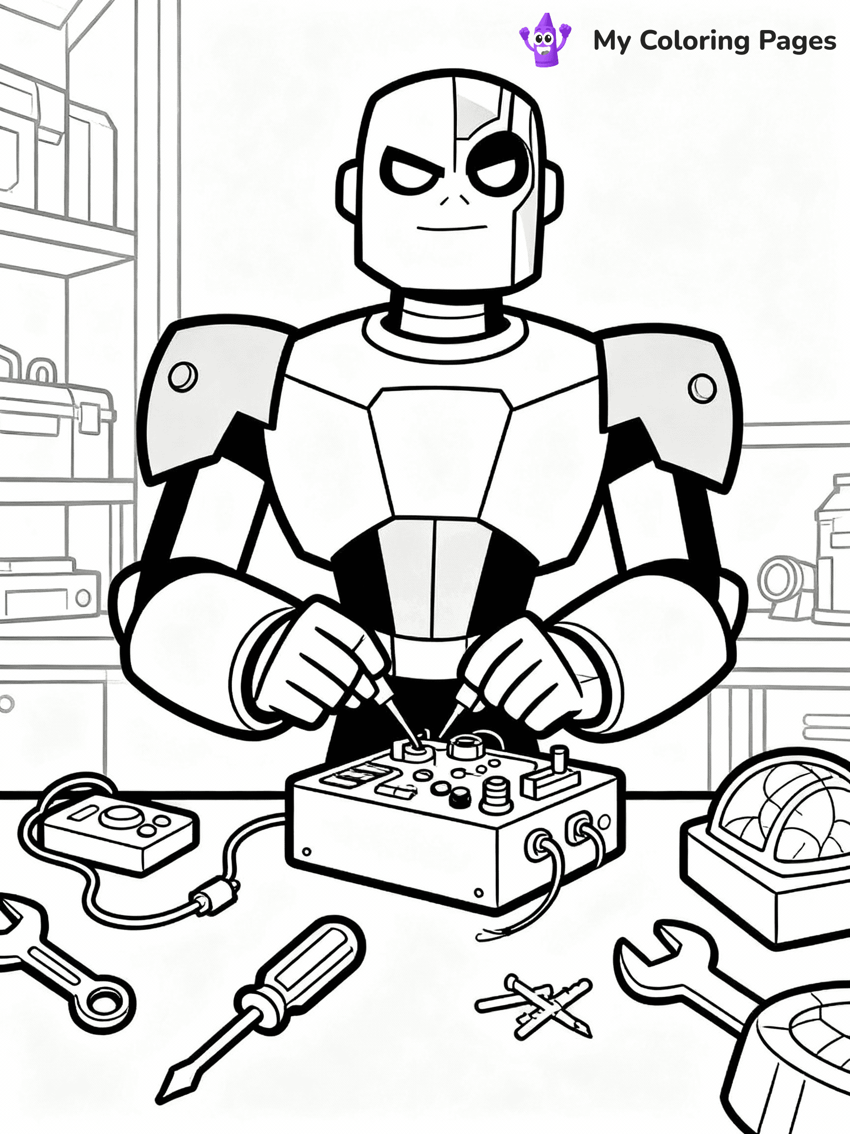 Teen Titans Coloring Pages - 33