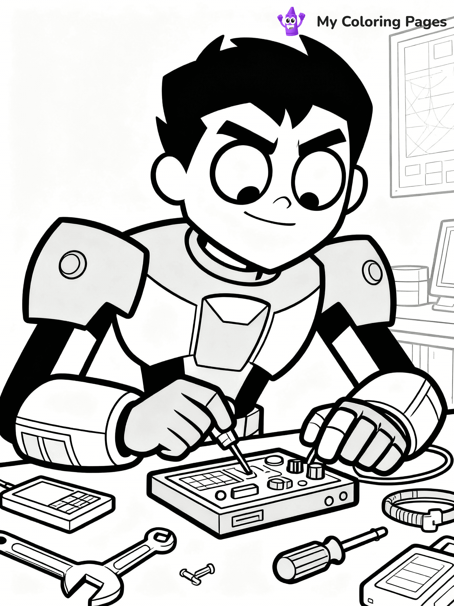 Teen Titans Coloring Pages - 30