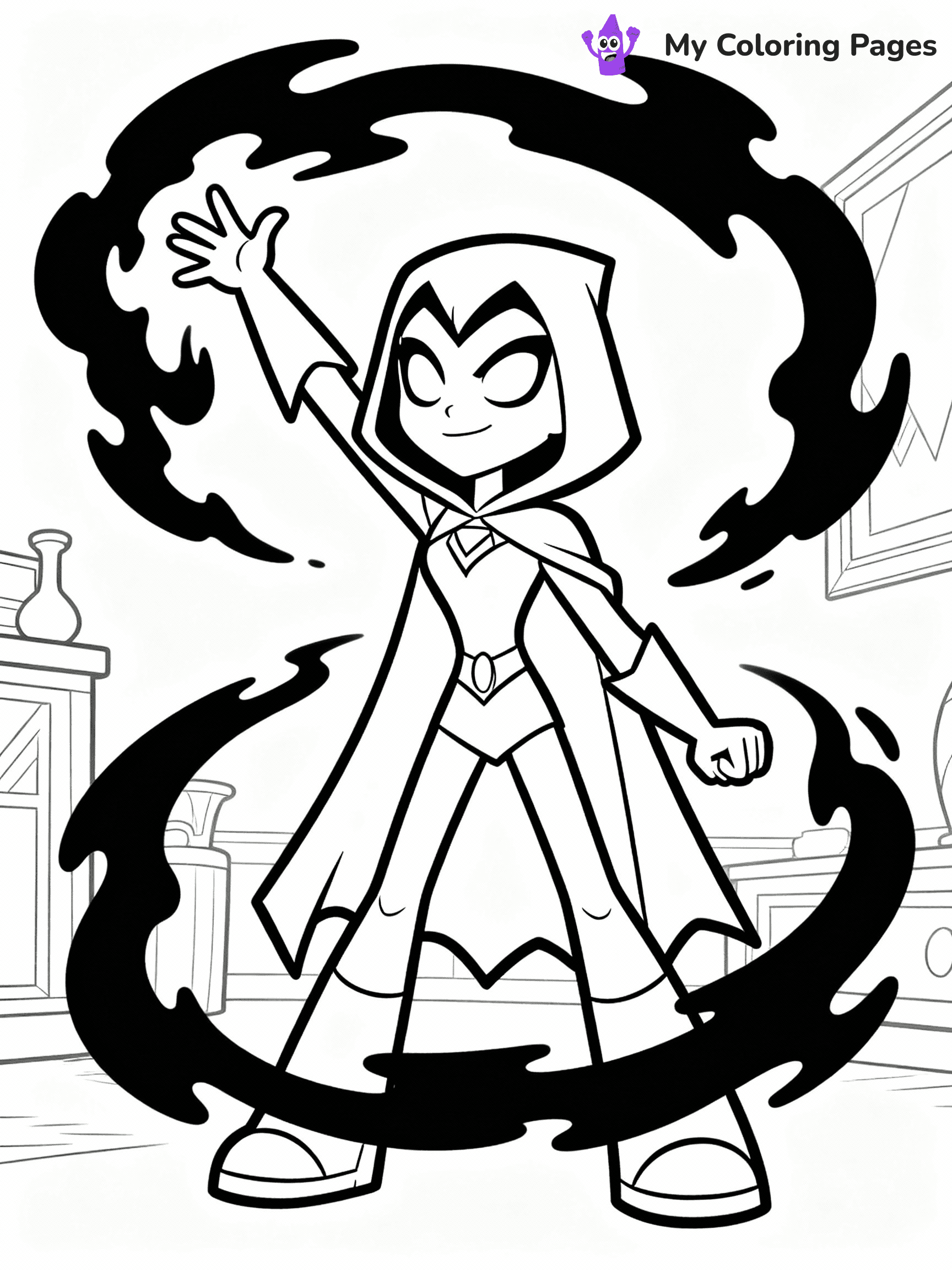 Teen Titans Coloring Pages - 28