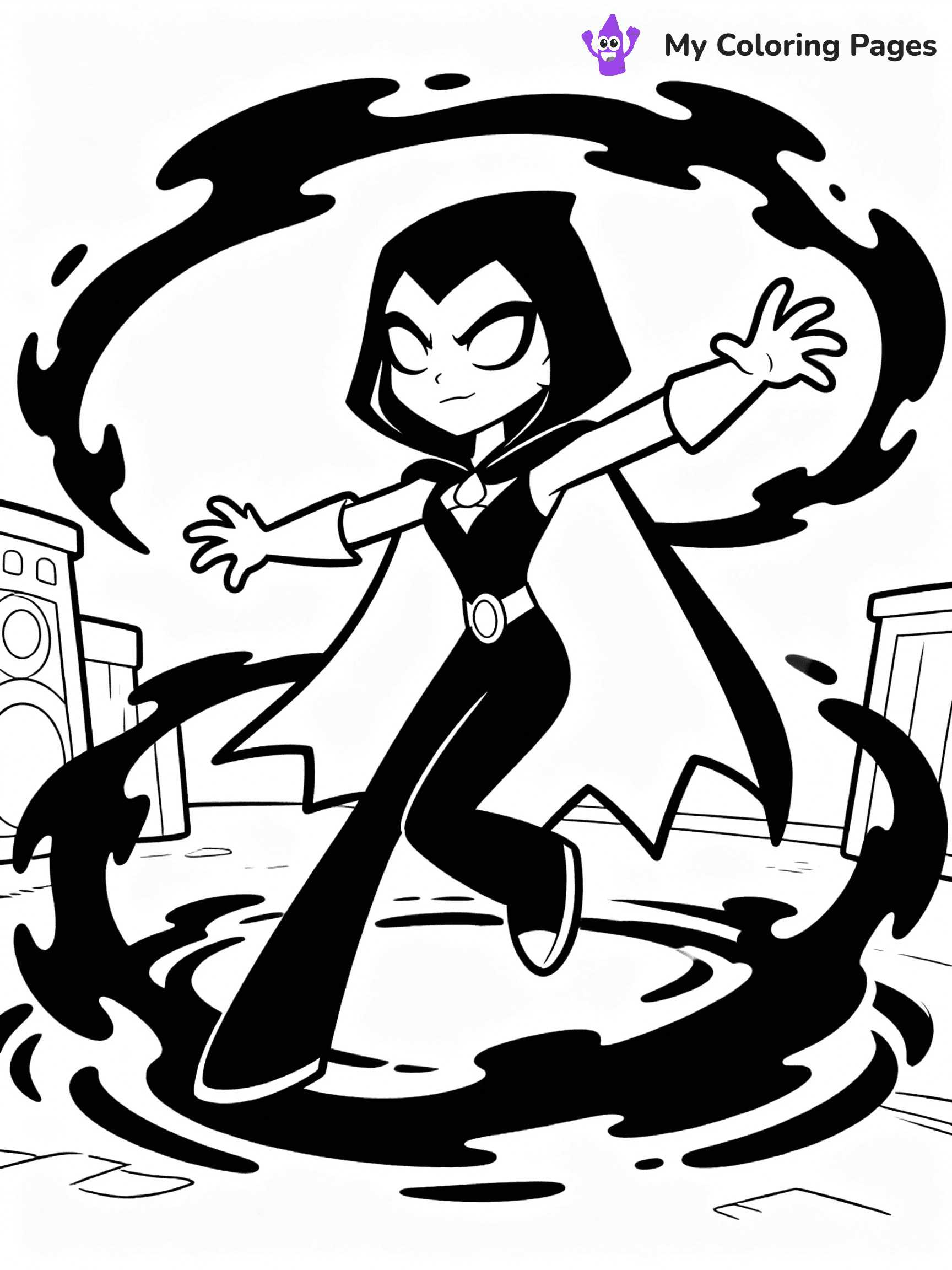 Teen Titans Coloring Pages - 24