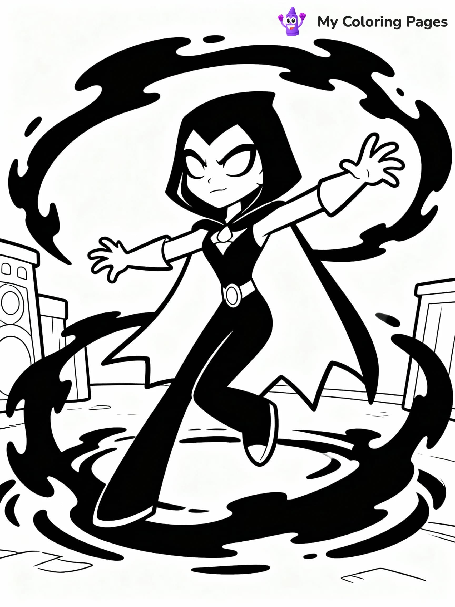 Teen Titans Coloring Pages - 24