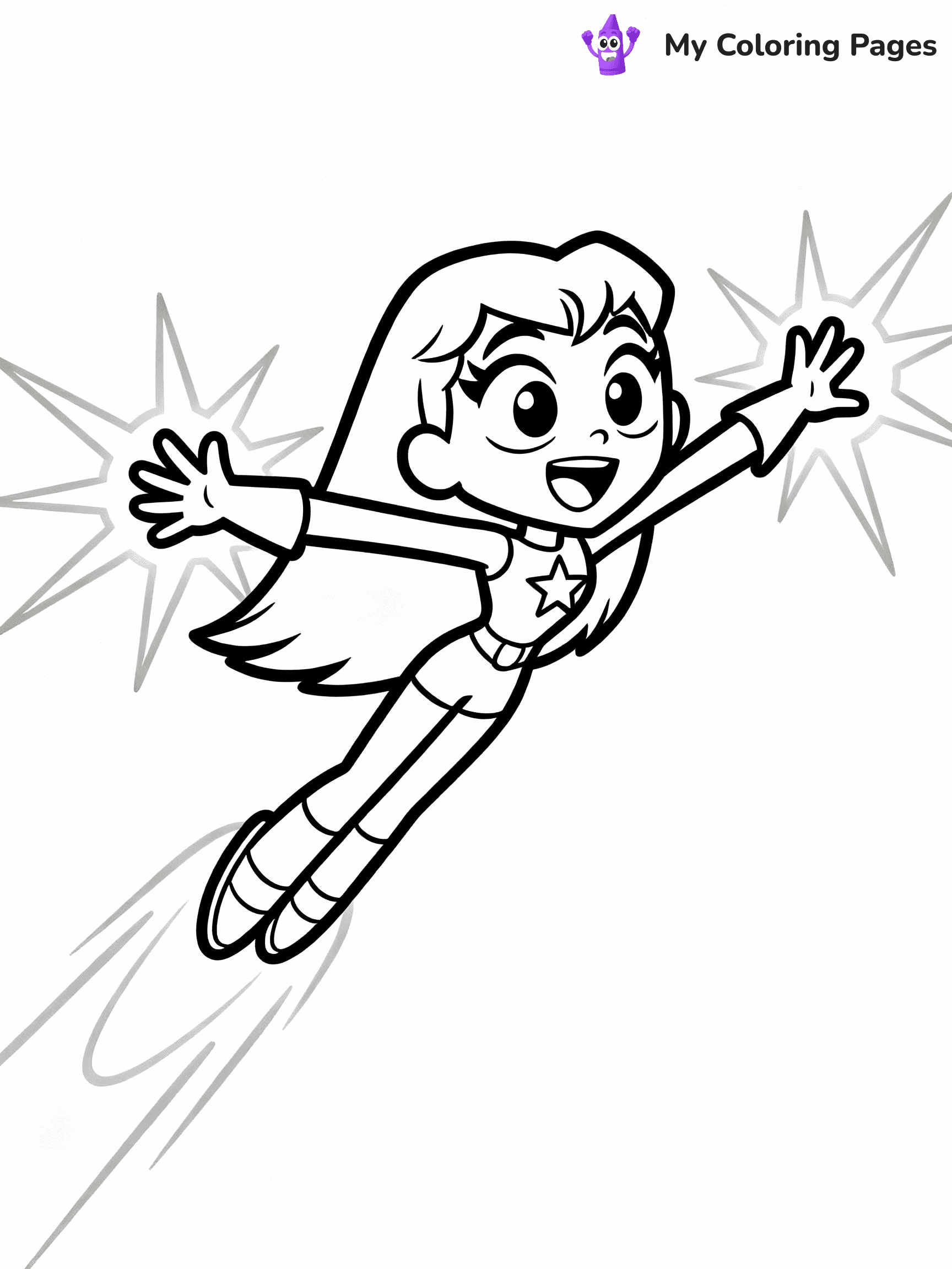 Teen Titans Coloring Pages - 20
