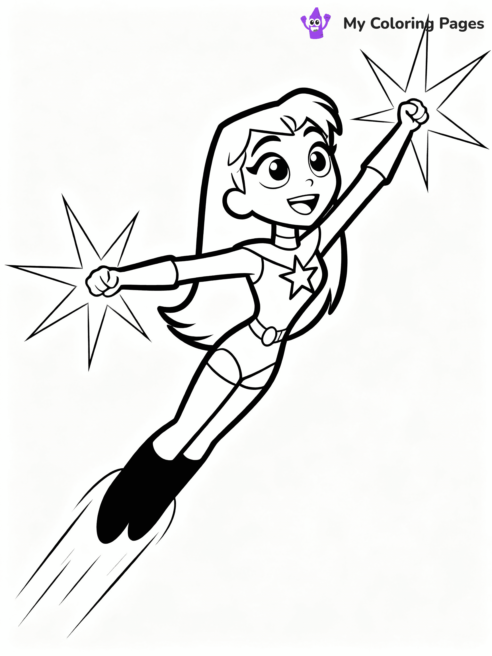 Teen Titans Coloring Pages - 19