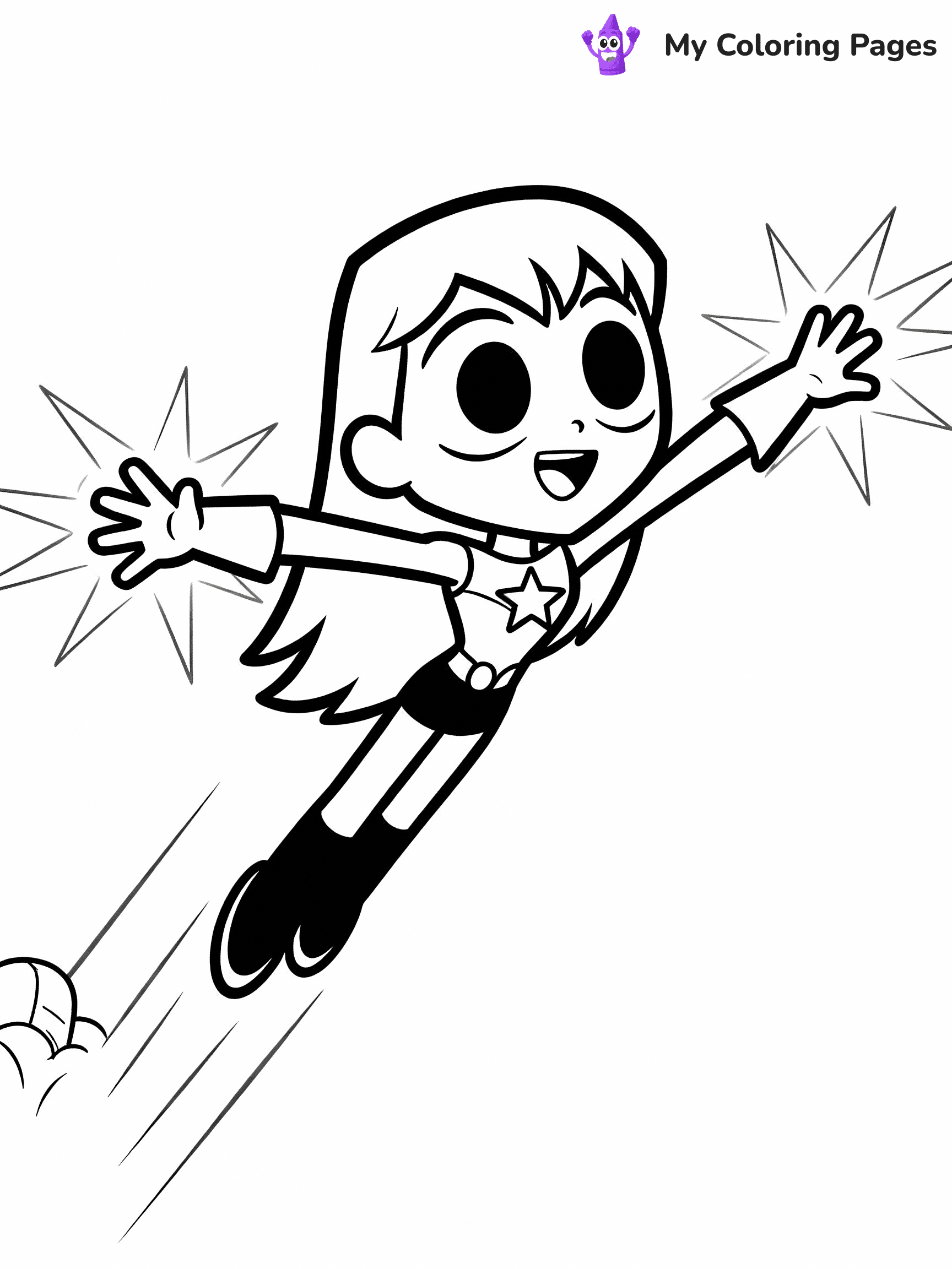 Teen Titans Coloring Pages - 18