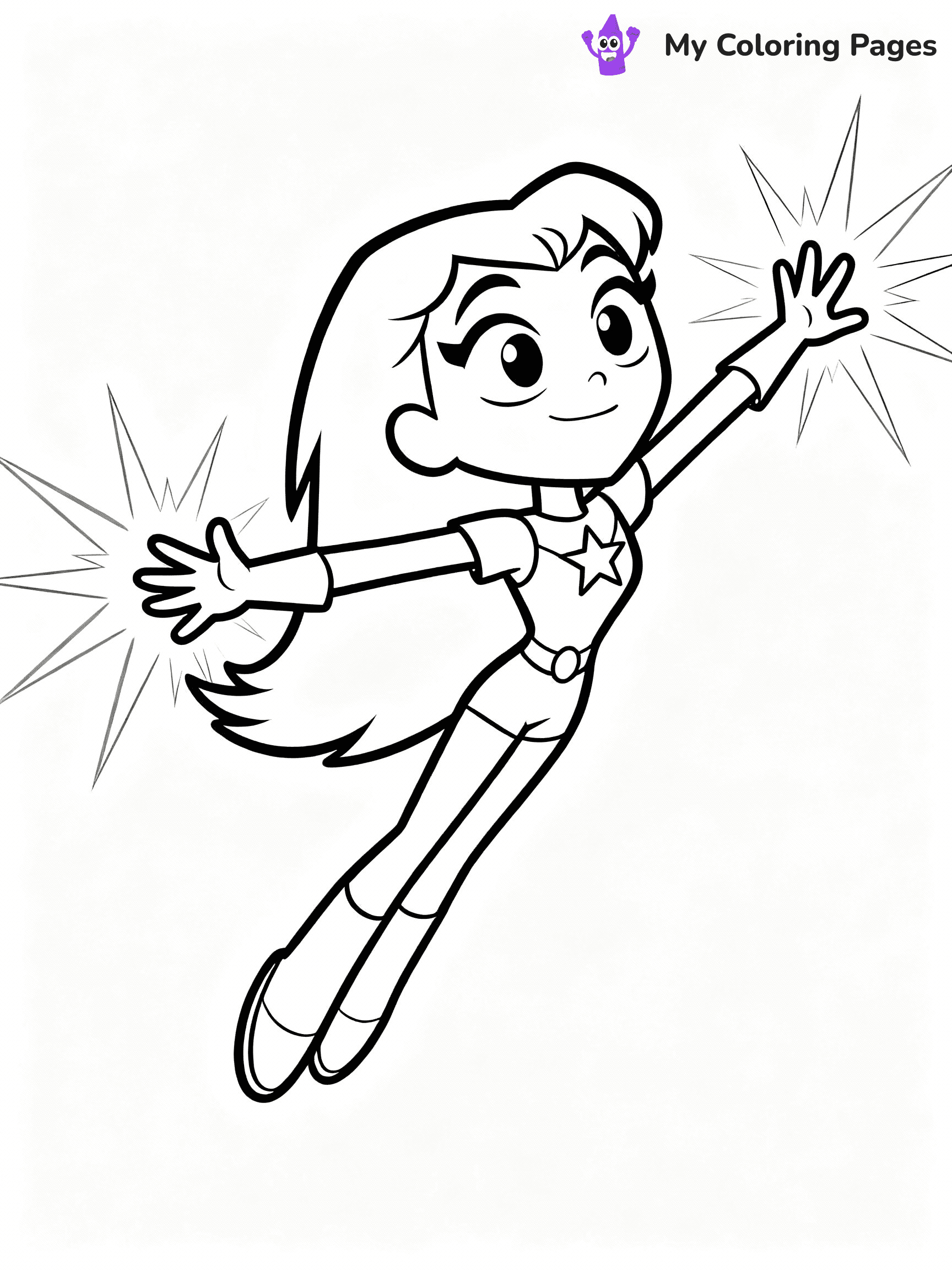 Teen Titans Coloring Pages - 17