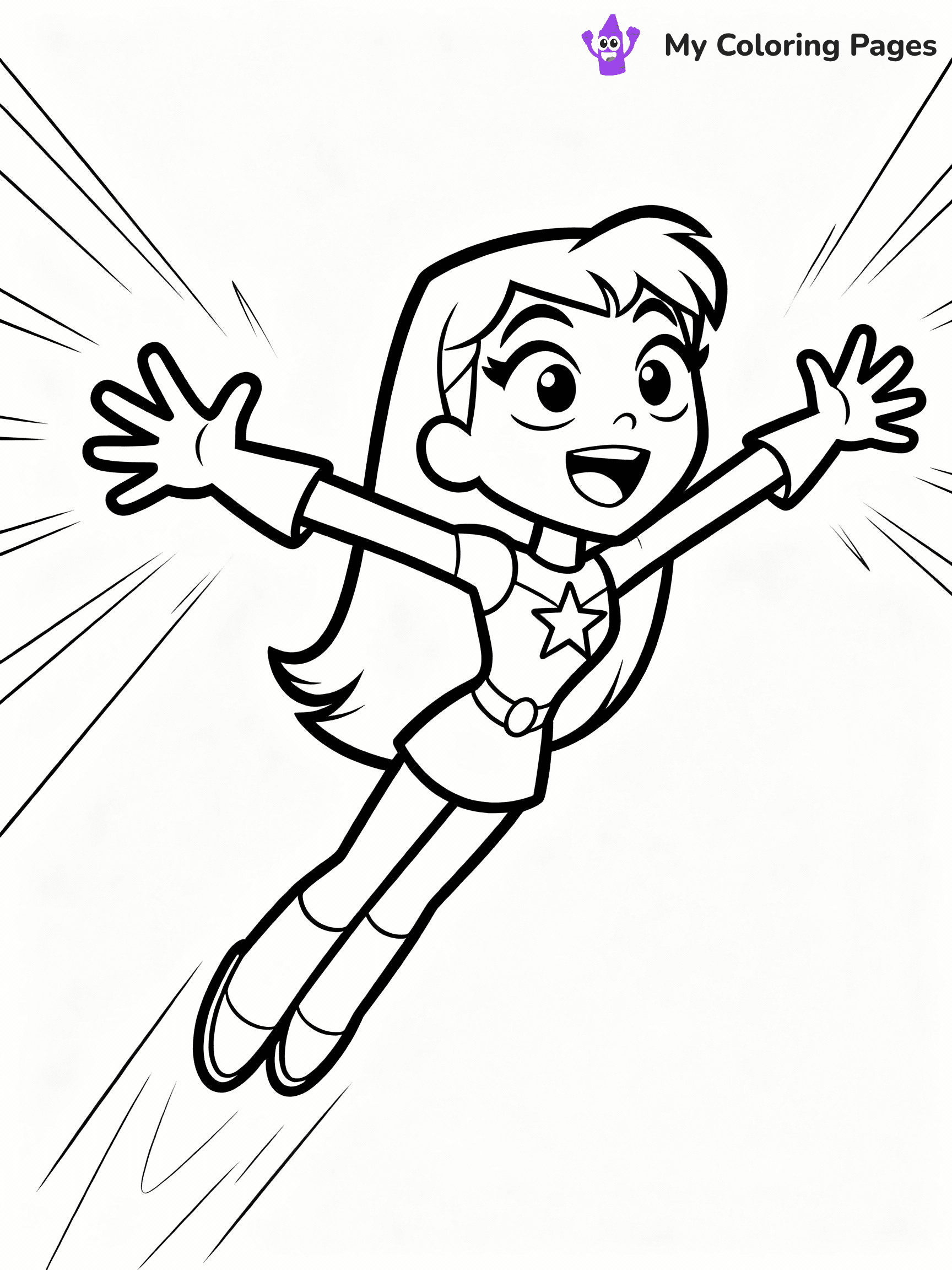 Teen Titans Coloring Pages - 16