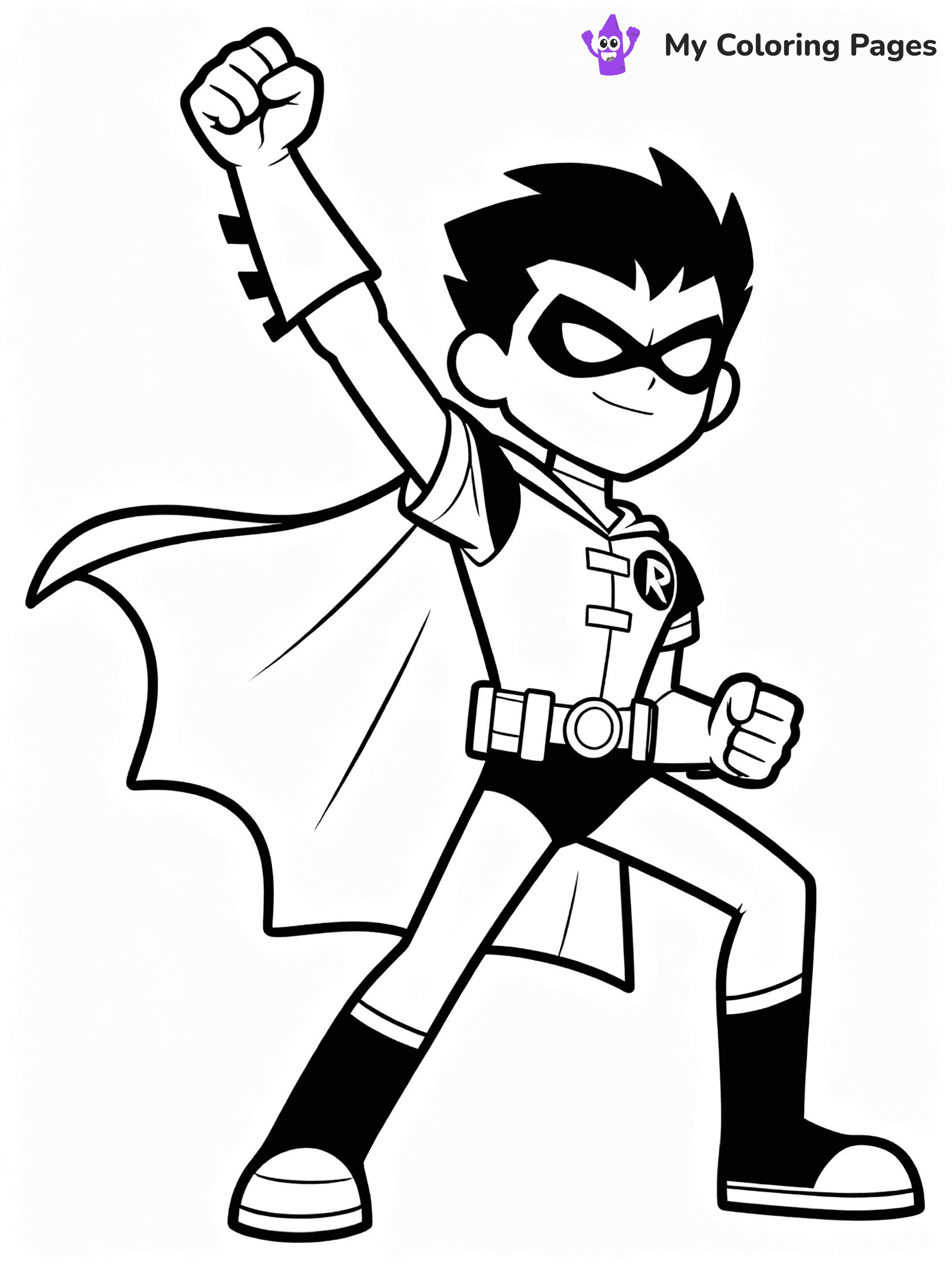 Teen Titans Coloring Pages - 14