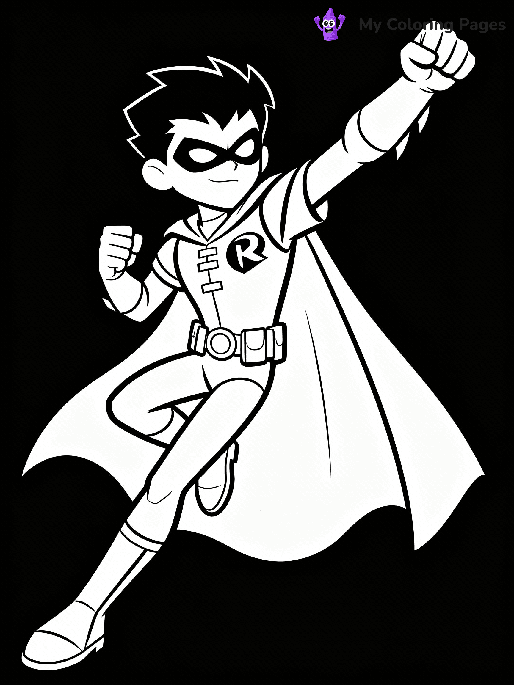 Teen Titans Coloring Pages - 13