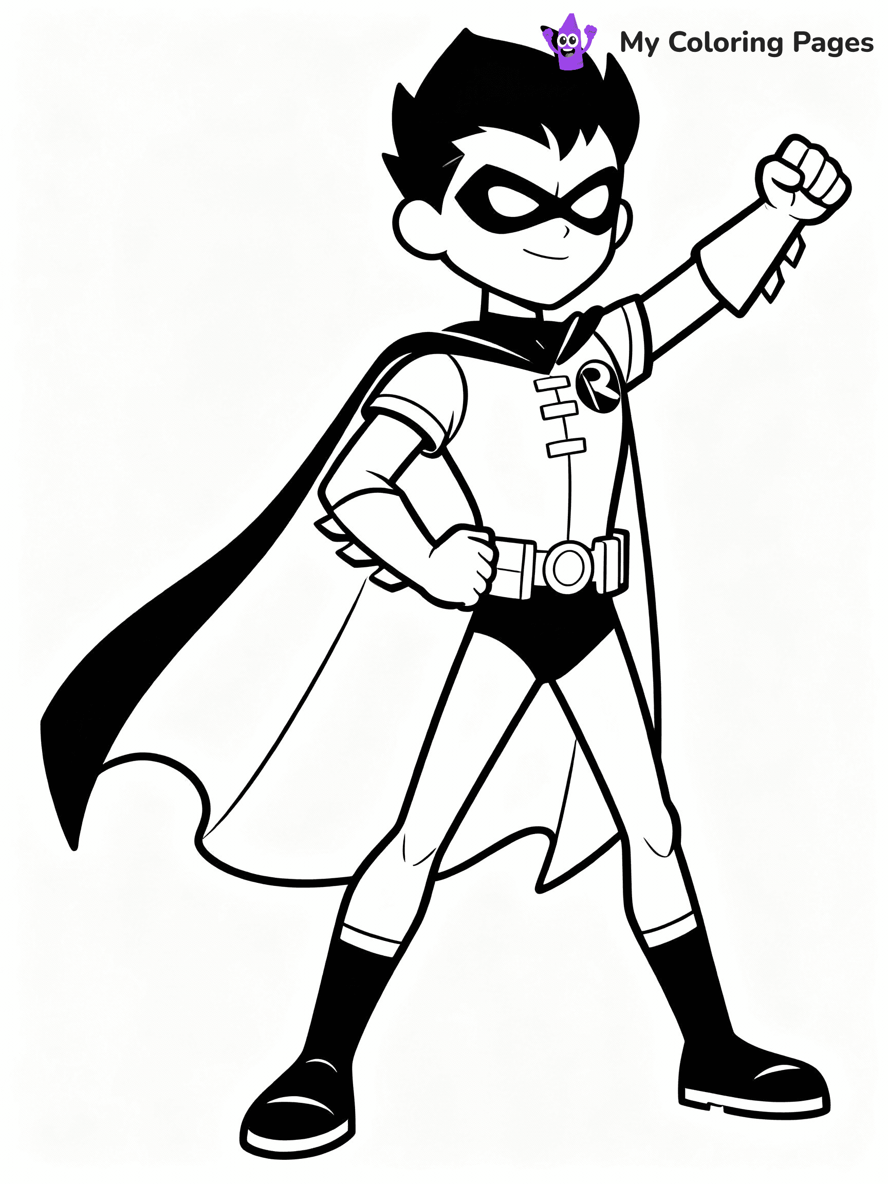 Teen Titans Coloring Pages - 12