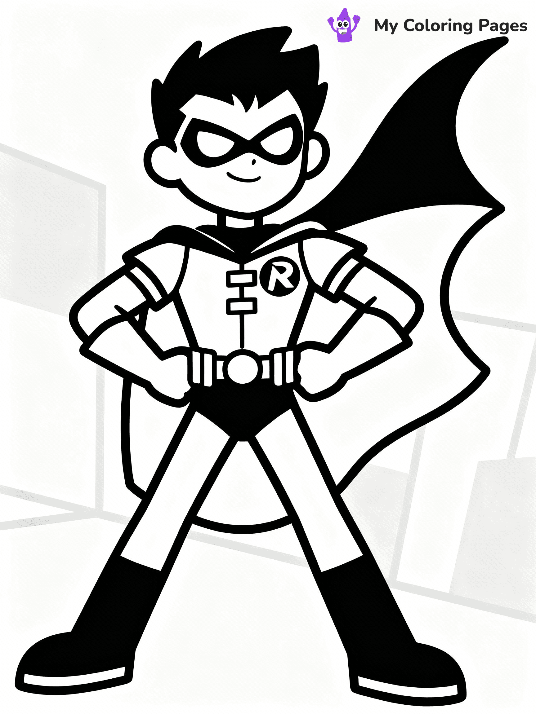 Teen Titans Coloring Pages - 11