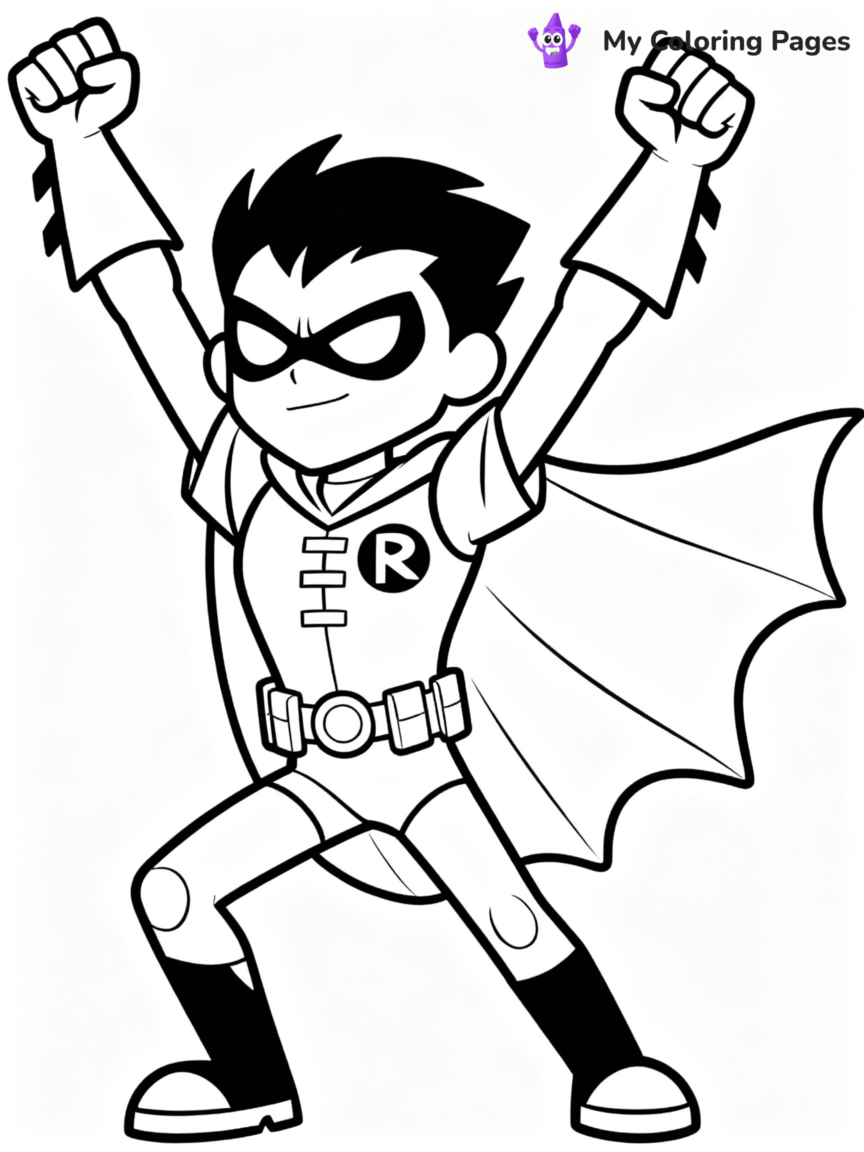 Teen Titans Coloring Pages - 8