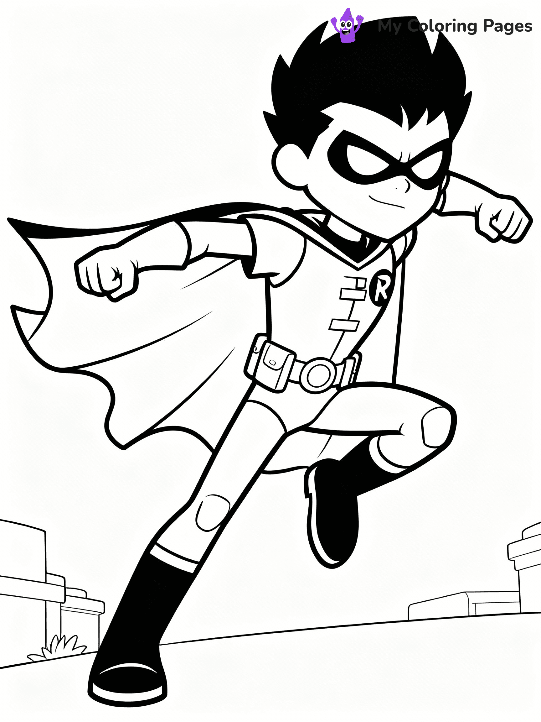 Teen Titans Coloring Pages - 7