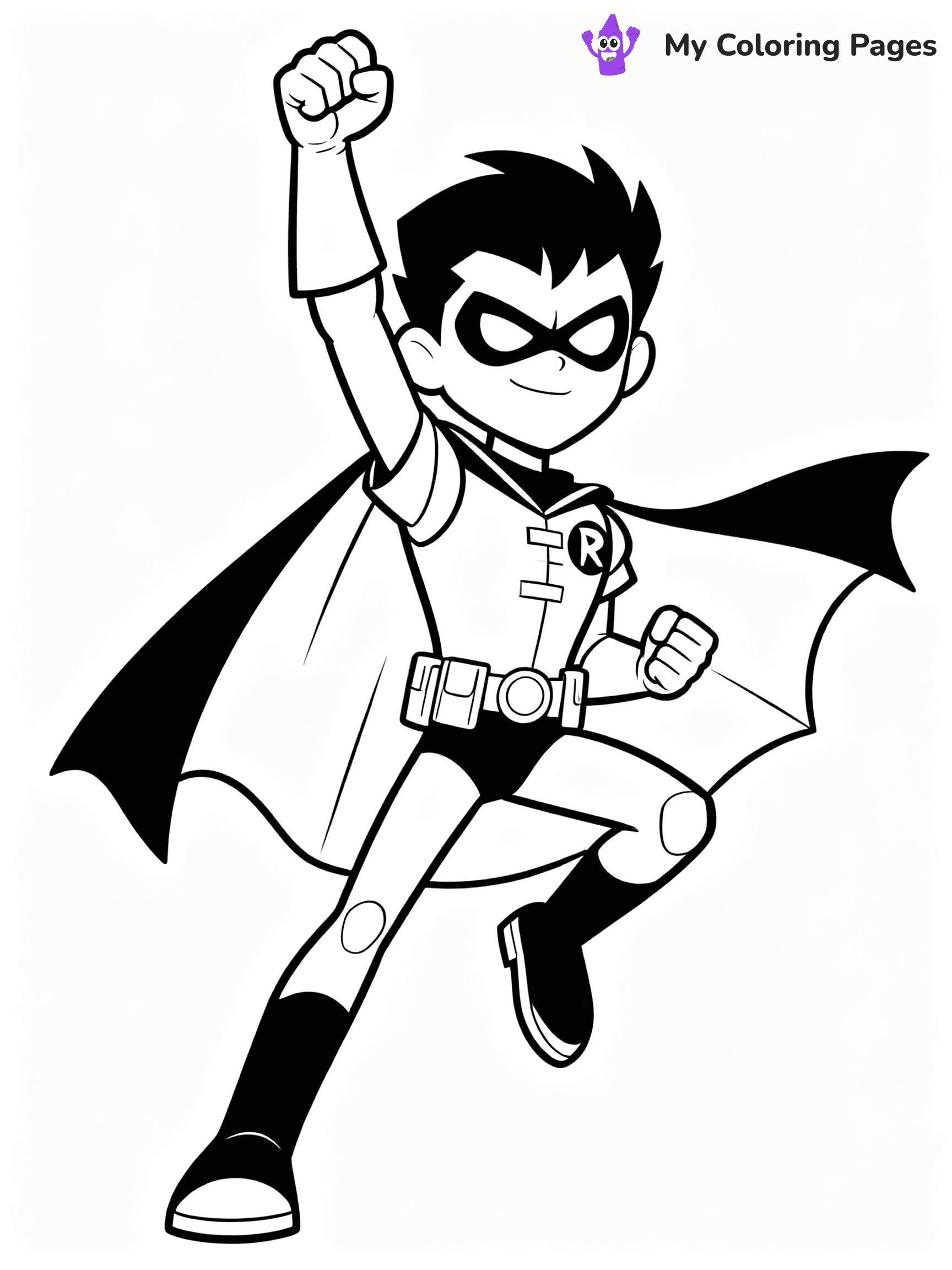 Teen Titans Coloring Pages - 5