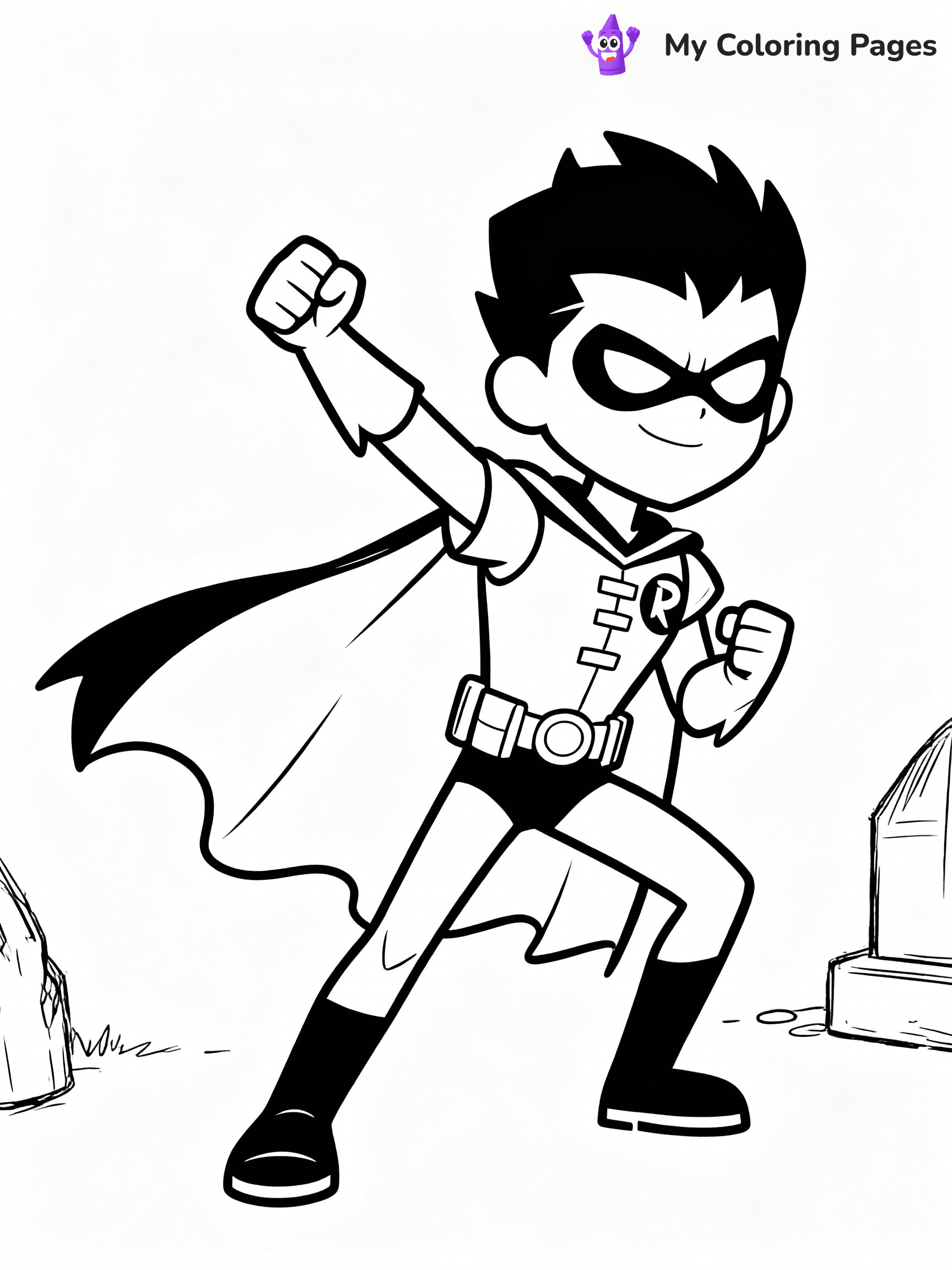 Teen Titans Coloring Pages - 4