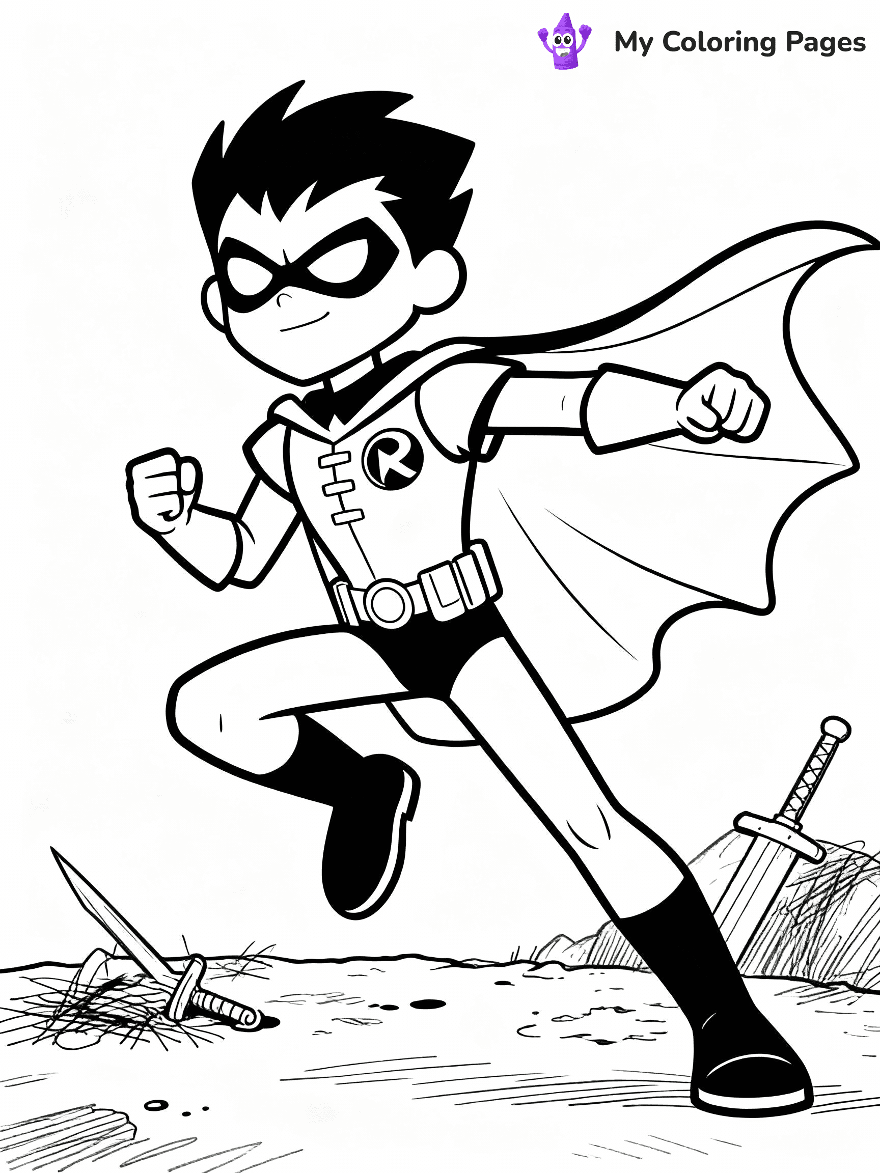 Teen Titans Coloring Pages - 3