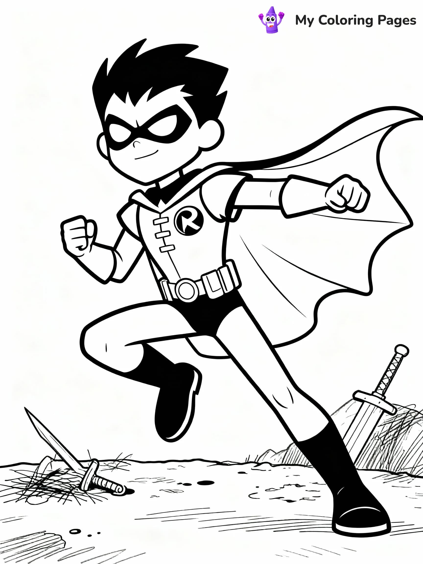 Teen Titans Coloring Pages - 3