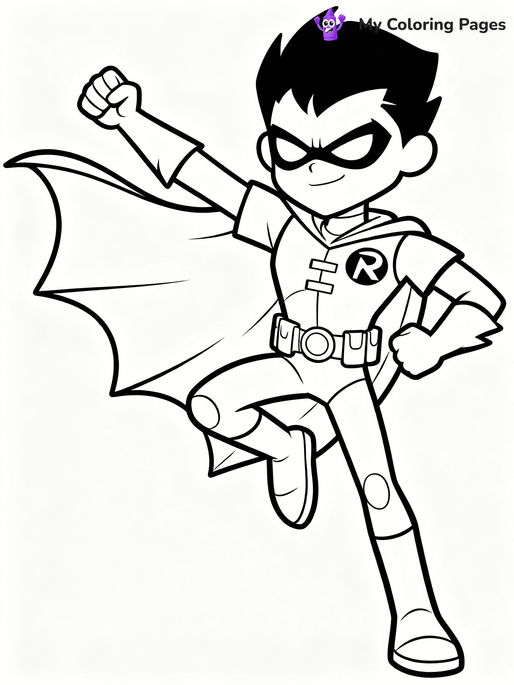 Teen Titans Coloring Pages - 2