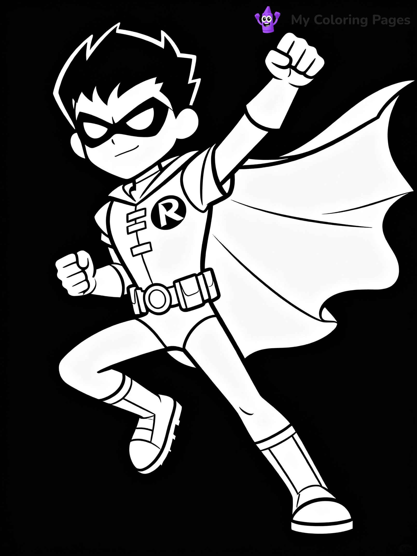 Teen Titans Coloring Pages - 1